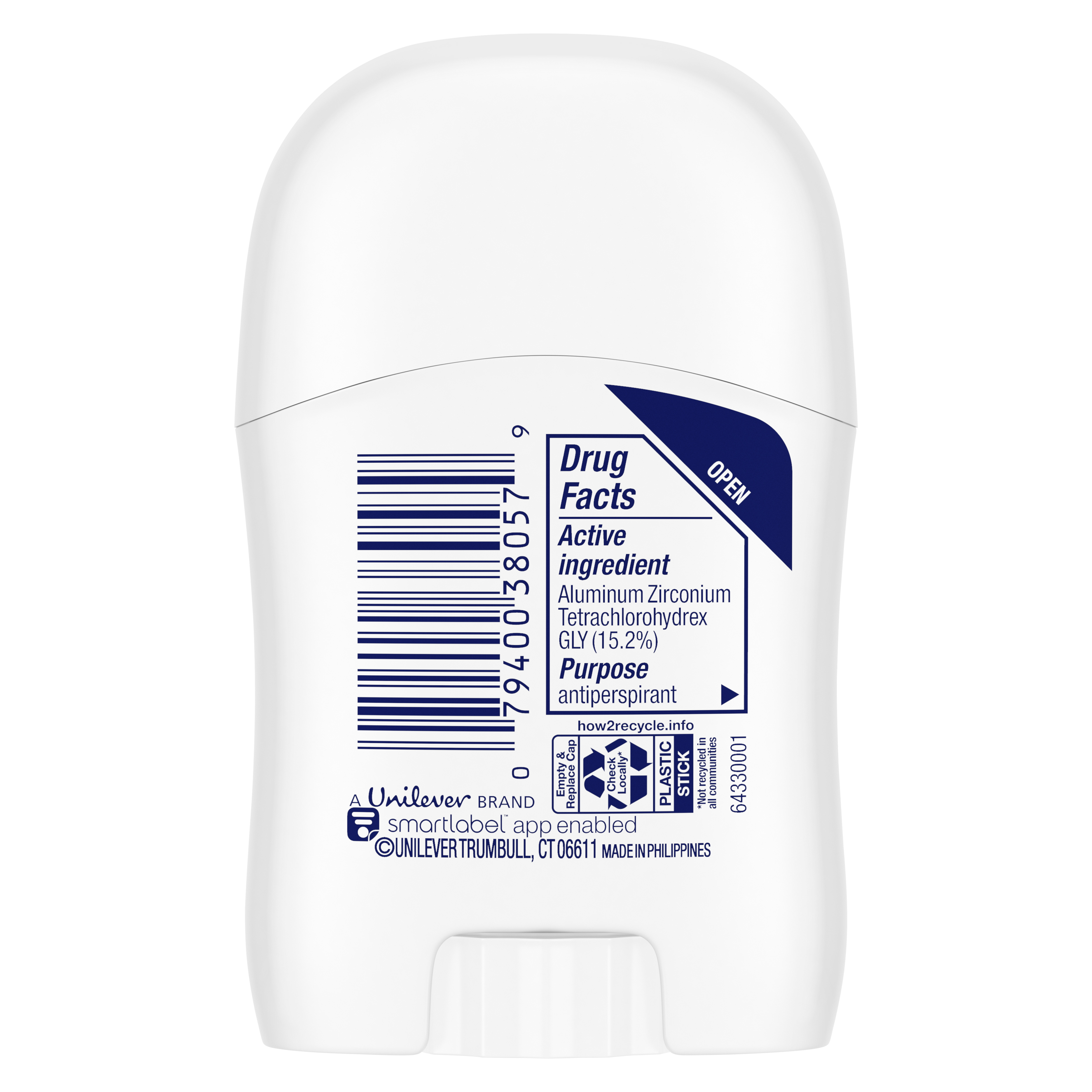 travel size dove® advanced care anti-perspirant/deodorant