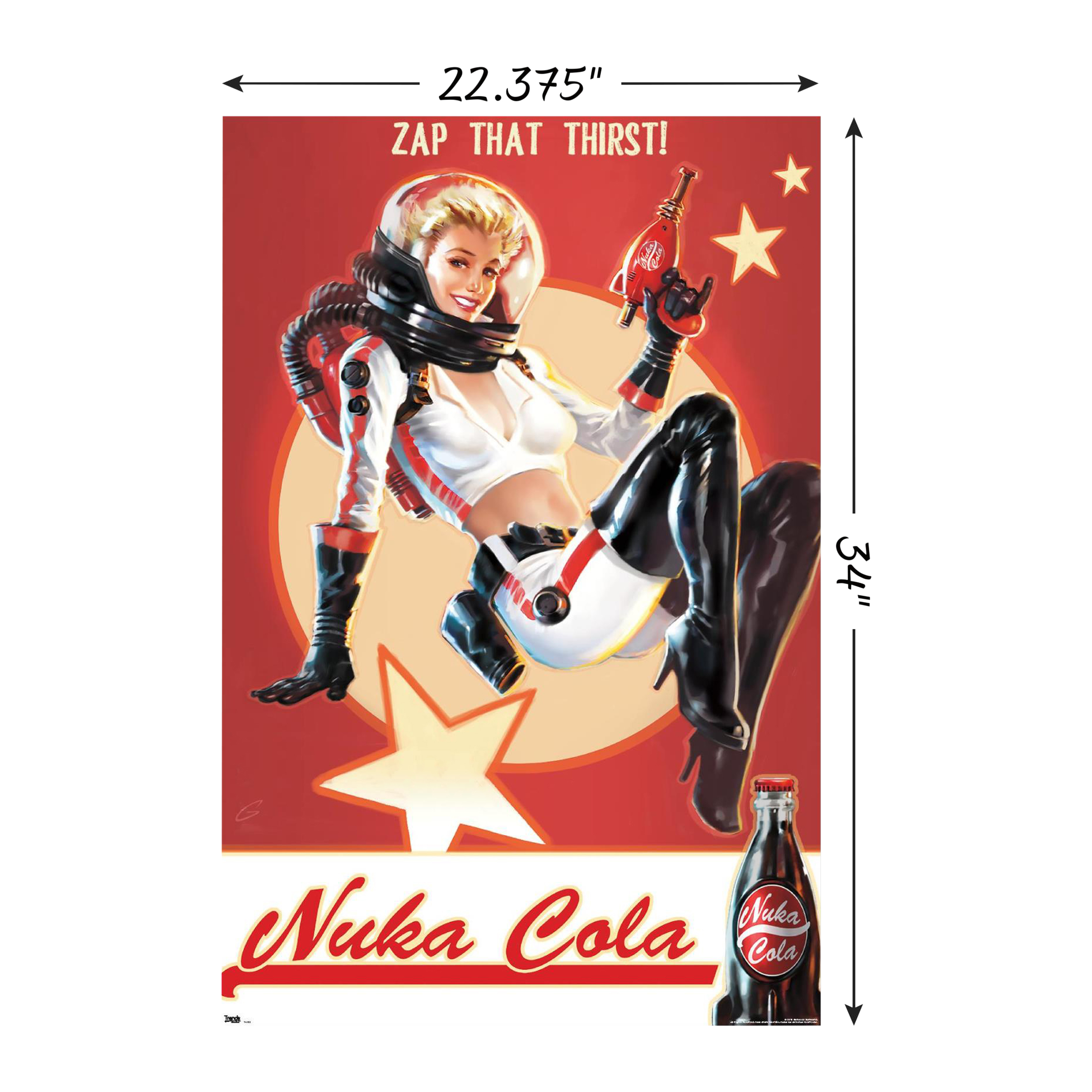 Nuka Cola Wall Poster 22.37in x 34in