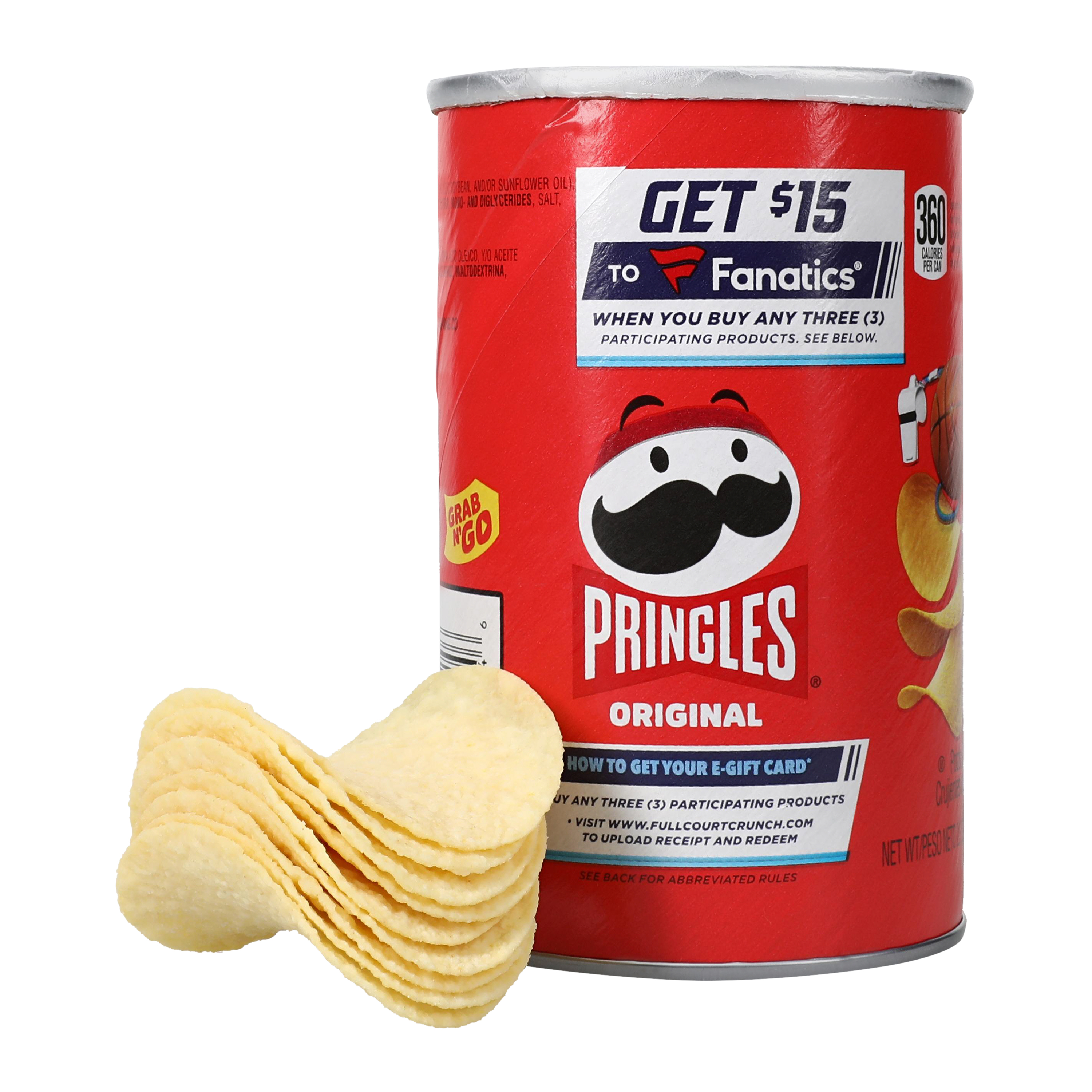 pringles® original potato crisps 2.3oz
