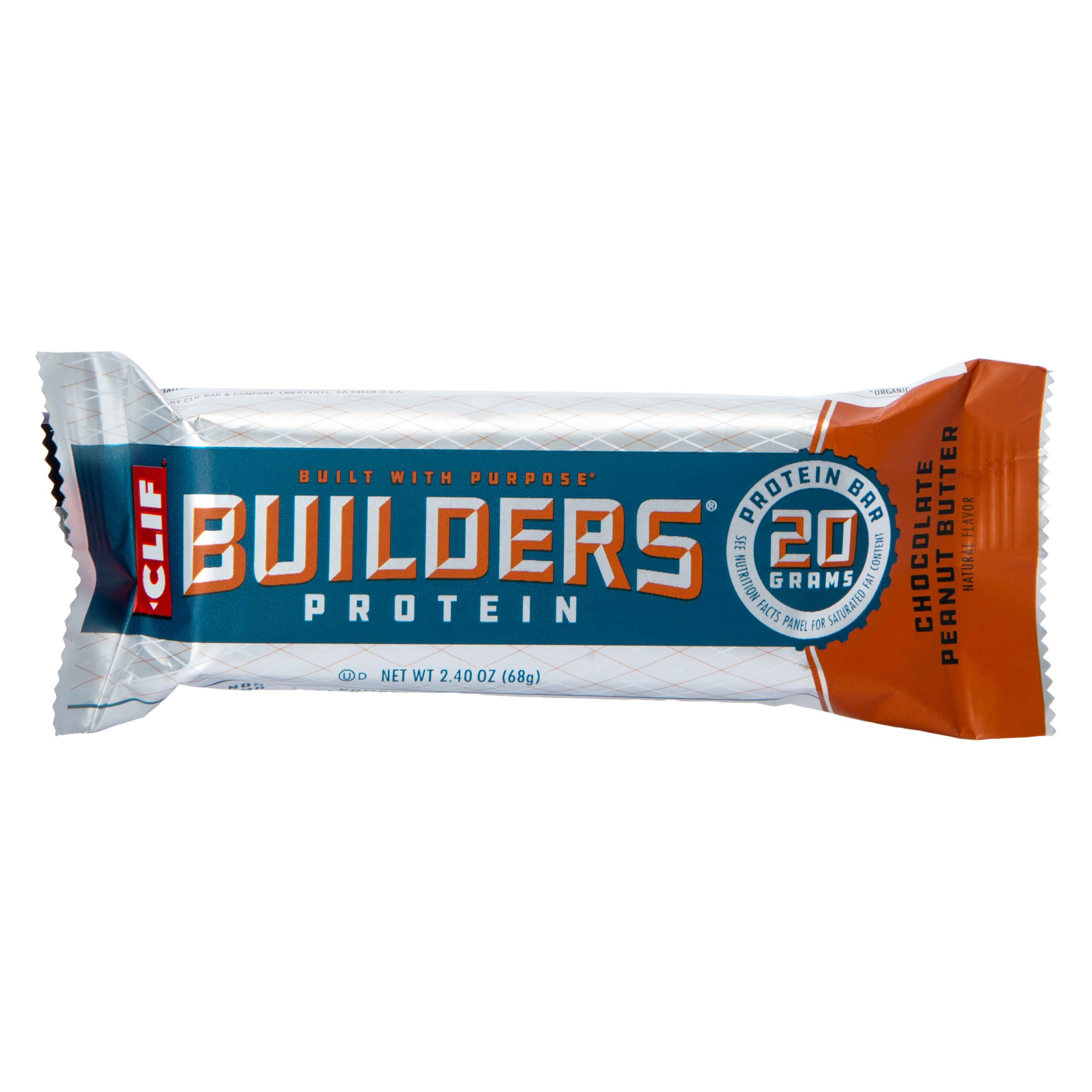 Clif Builders® Protein Bar 2.4oz - Chocolate Peanut Butter
