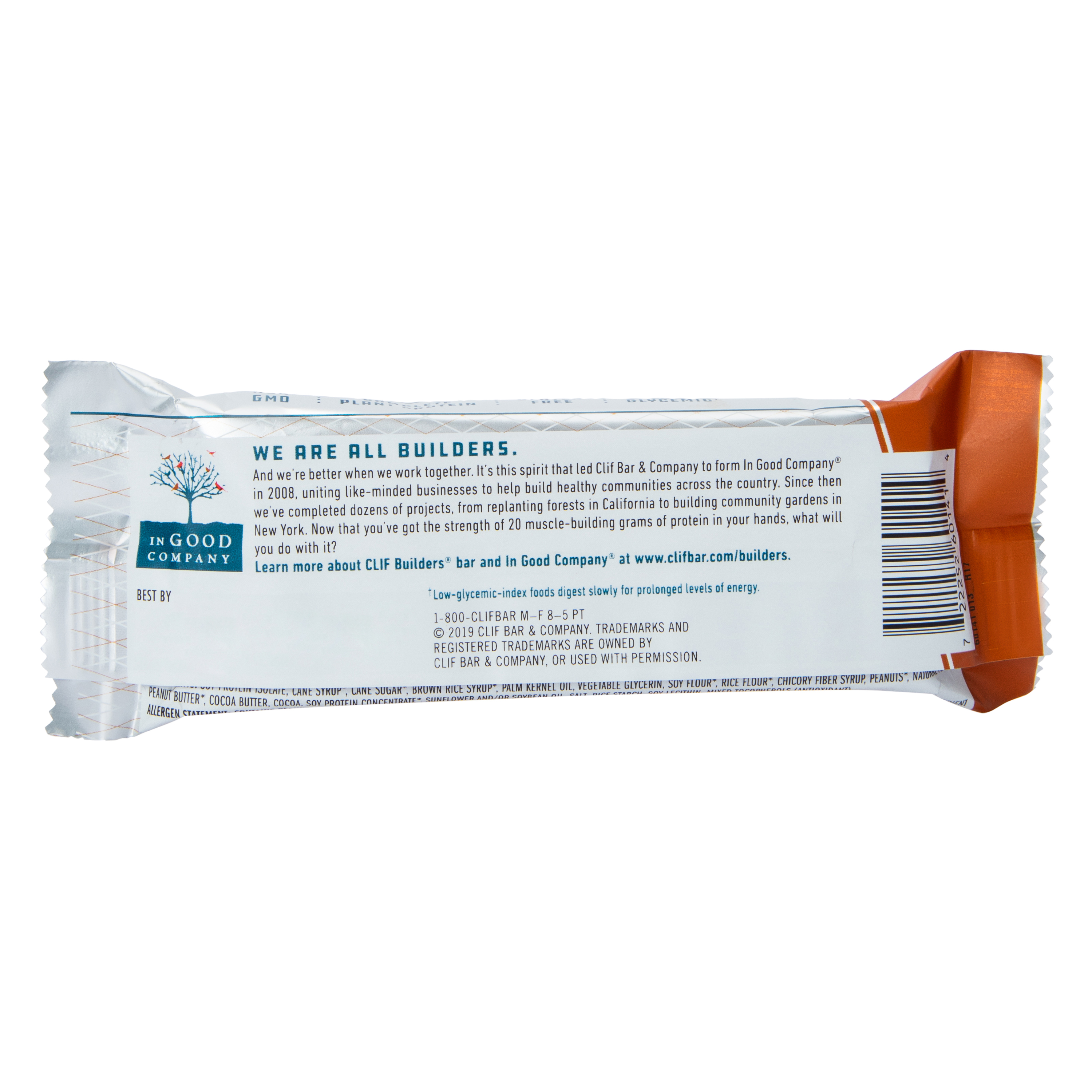 Clif Builders® Protein Bar 2.4oz - Chocolate Peanut Butter