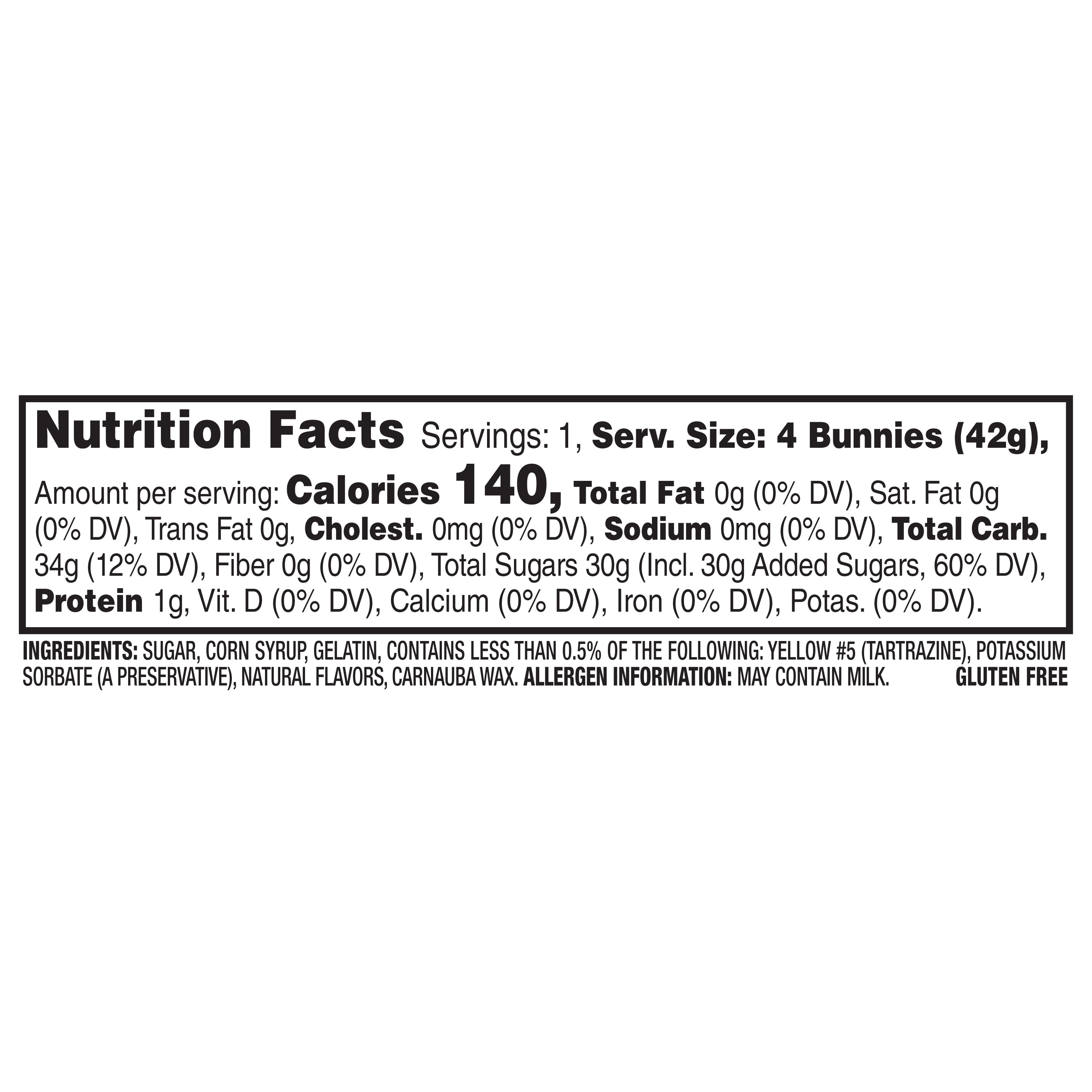 Peeps® Yellow Marshmallow Bunnies 4-Pack