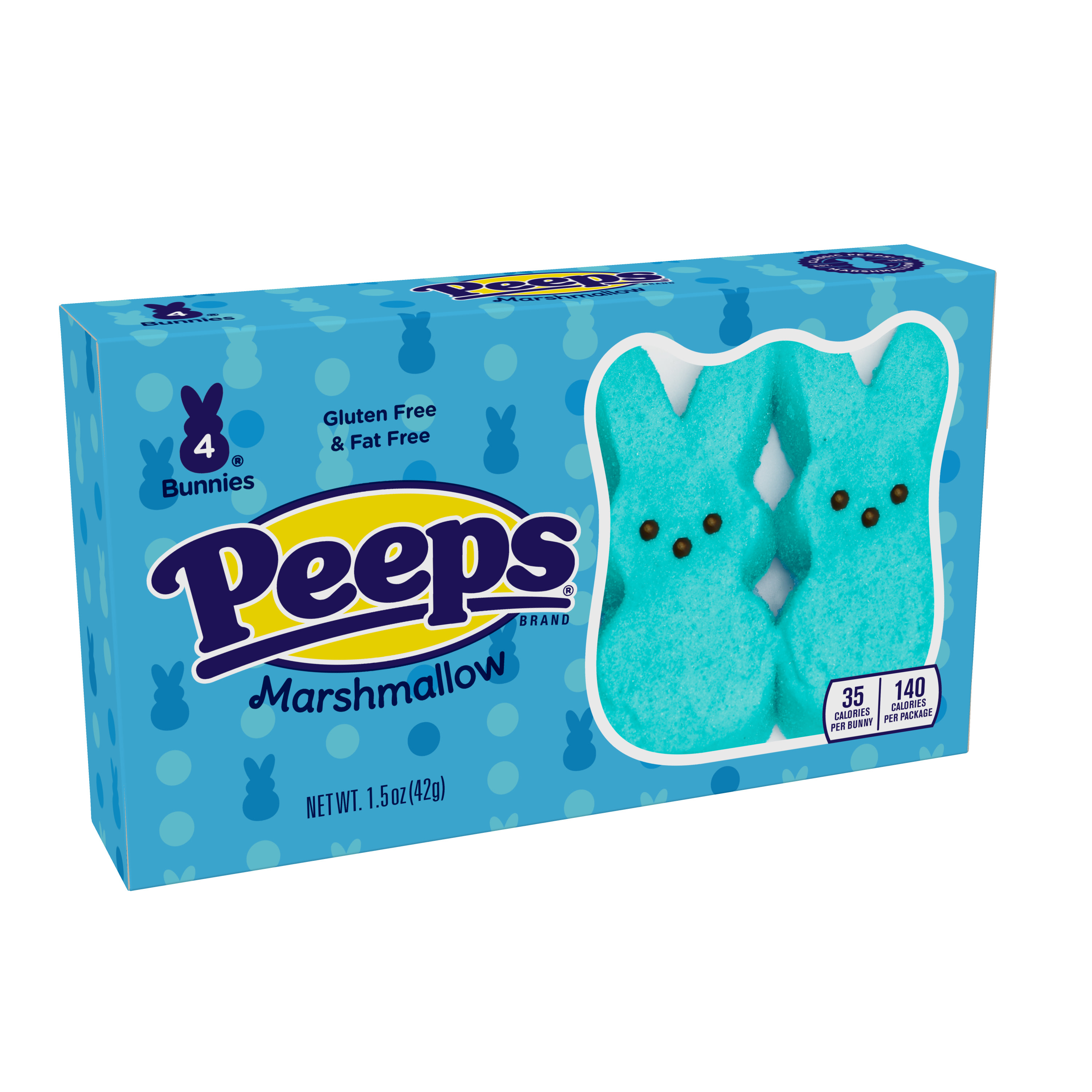 Peeps® Blue Marshmallow Bunnies 4-Pack