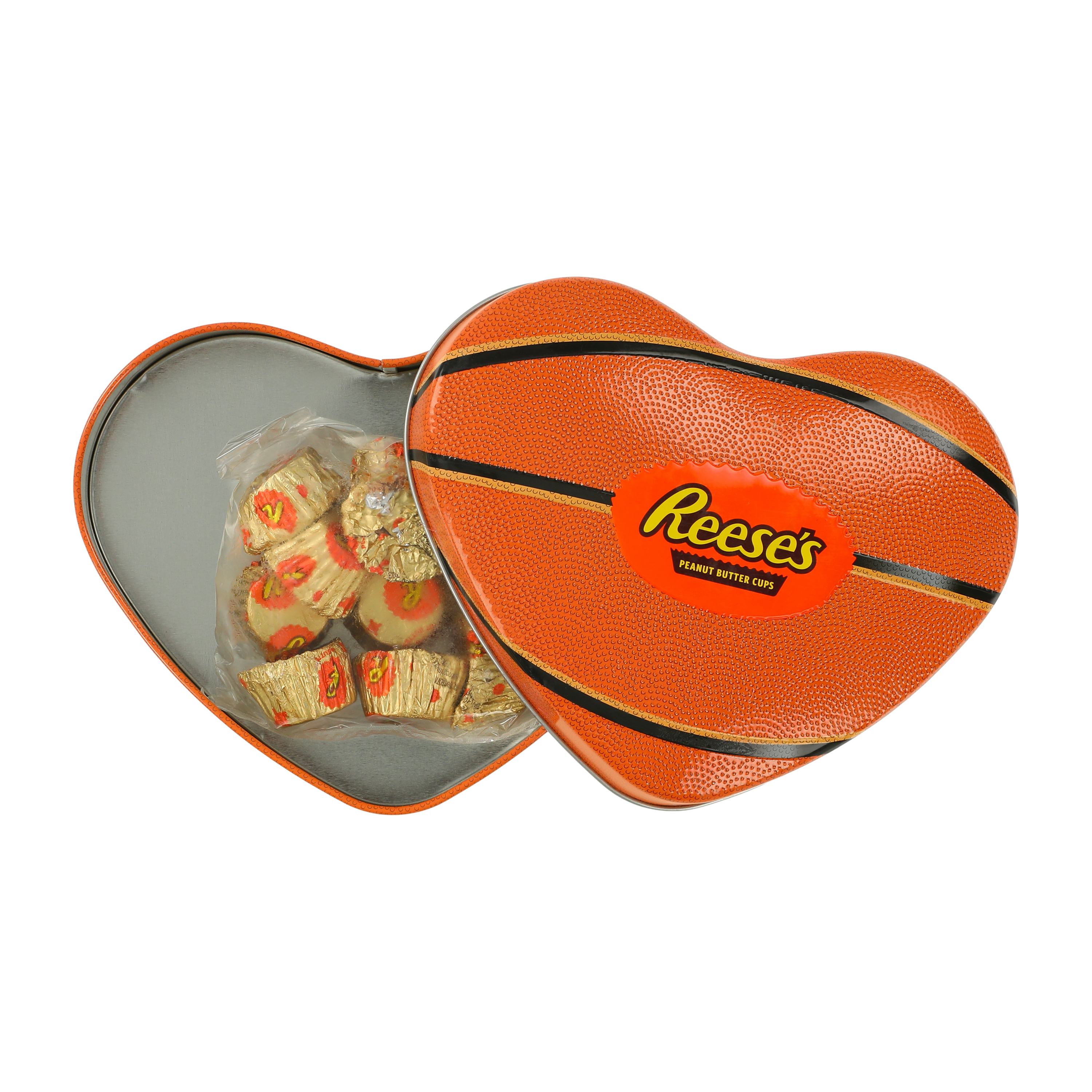 reese's® peanut butter cup miniatures sports tin