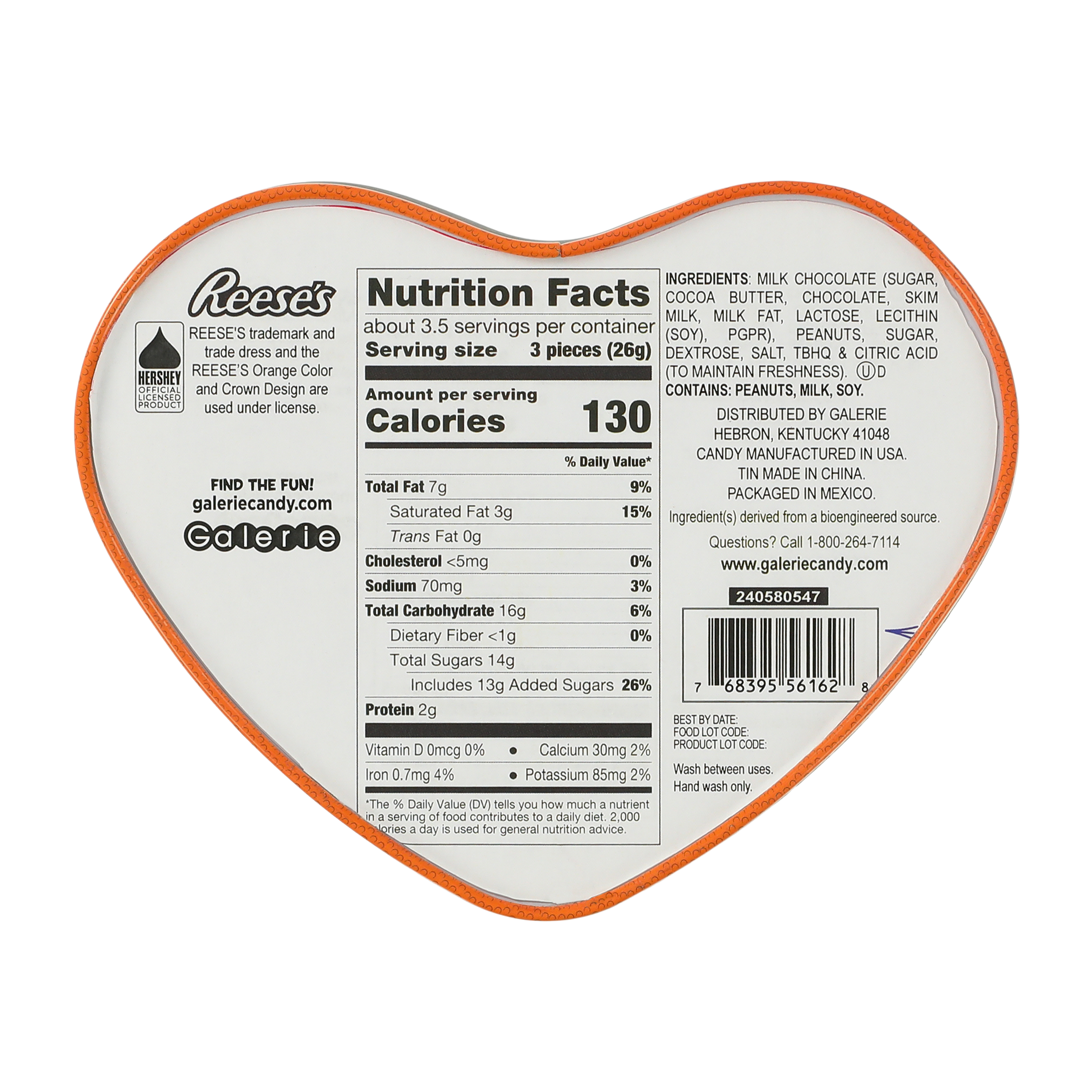 reese's® peanut butter cup miniatures sports tin