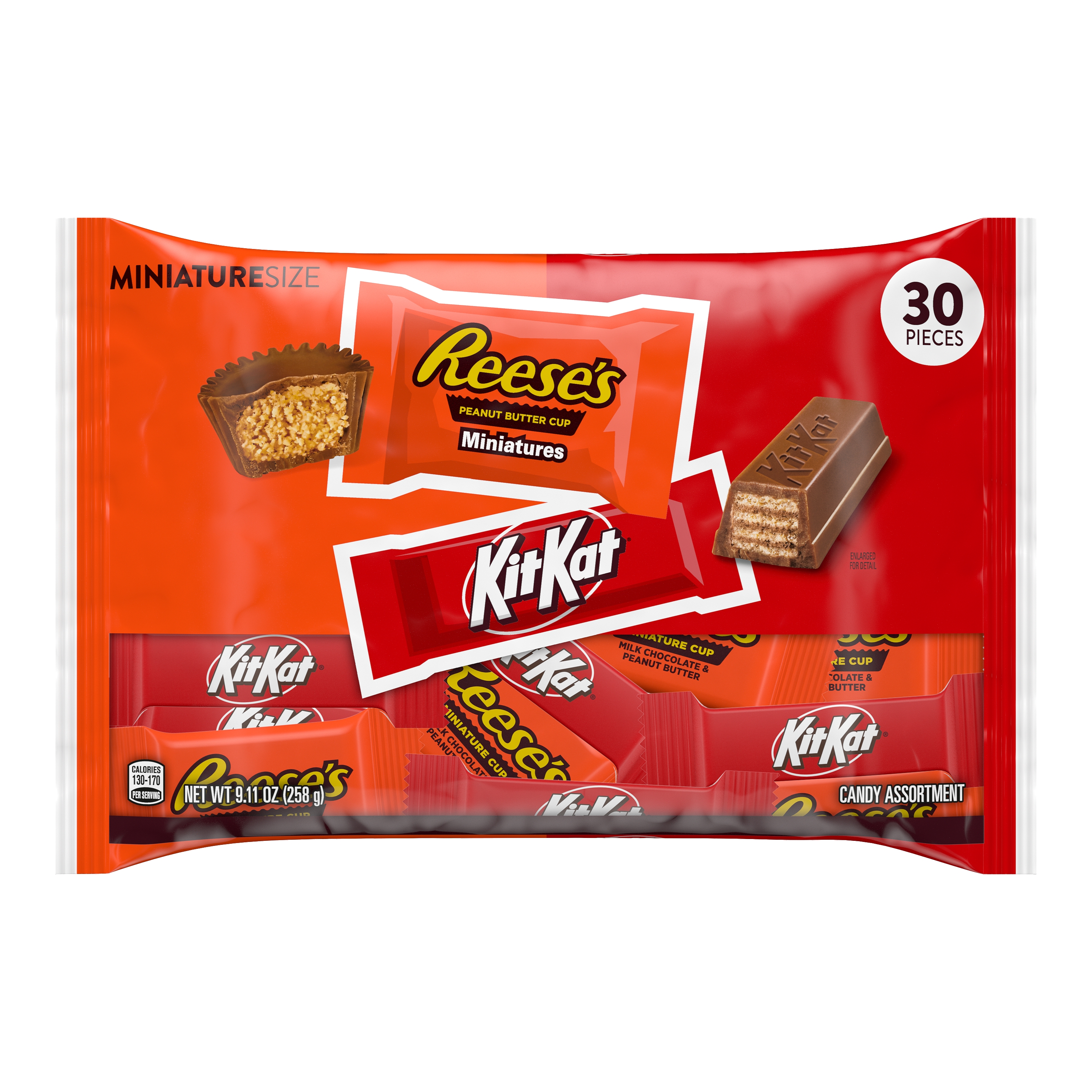 Reese's® & Kit Kat® Miniatures Assortment 30-Count