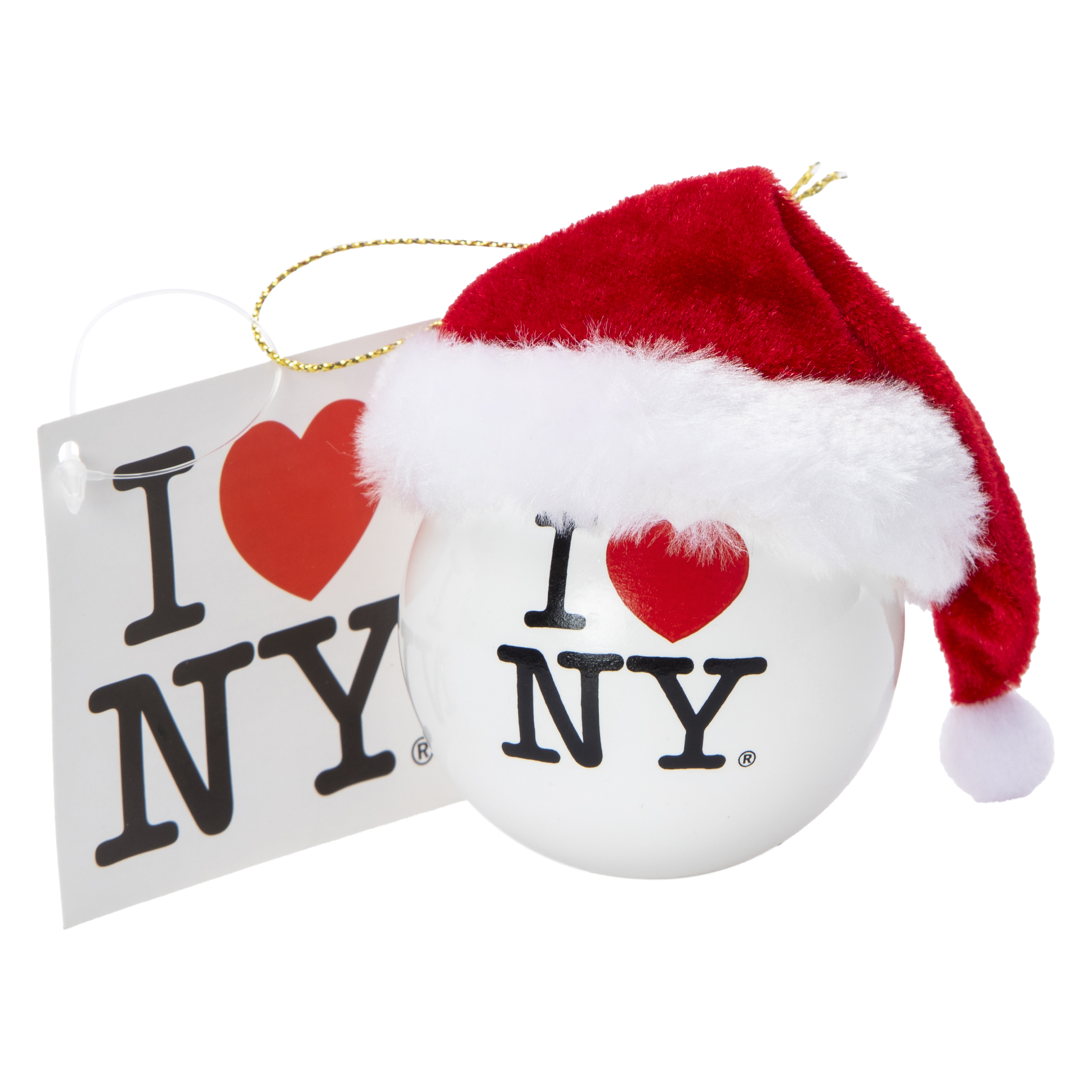 I Heart NY® Santa Hat Ornament