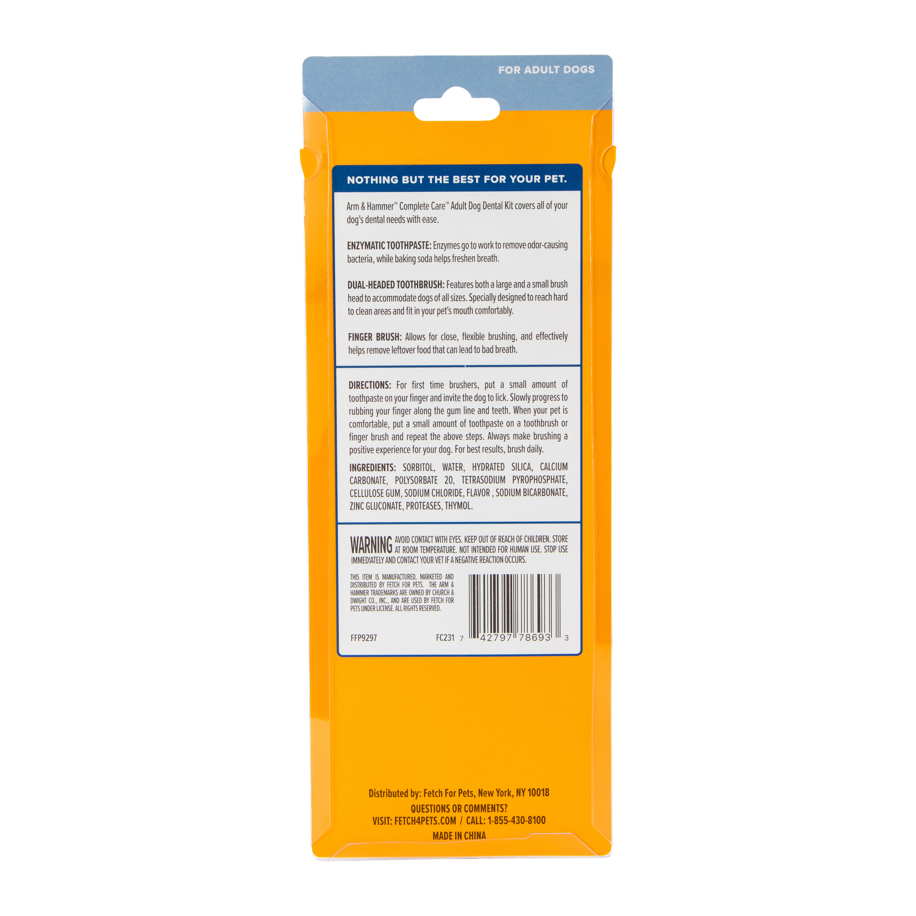 Arm & Hammer® Complete Care Dog Dental Kit