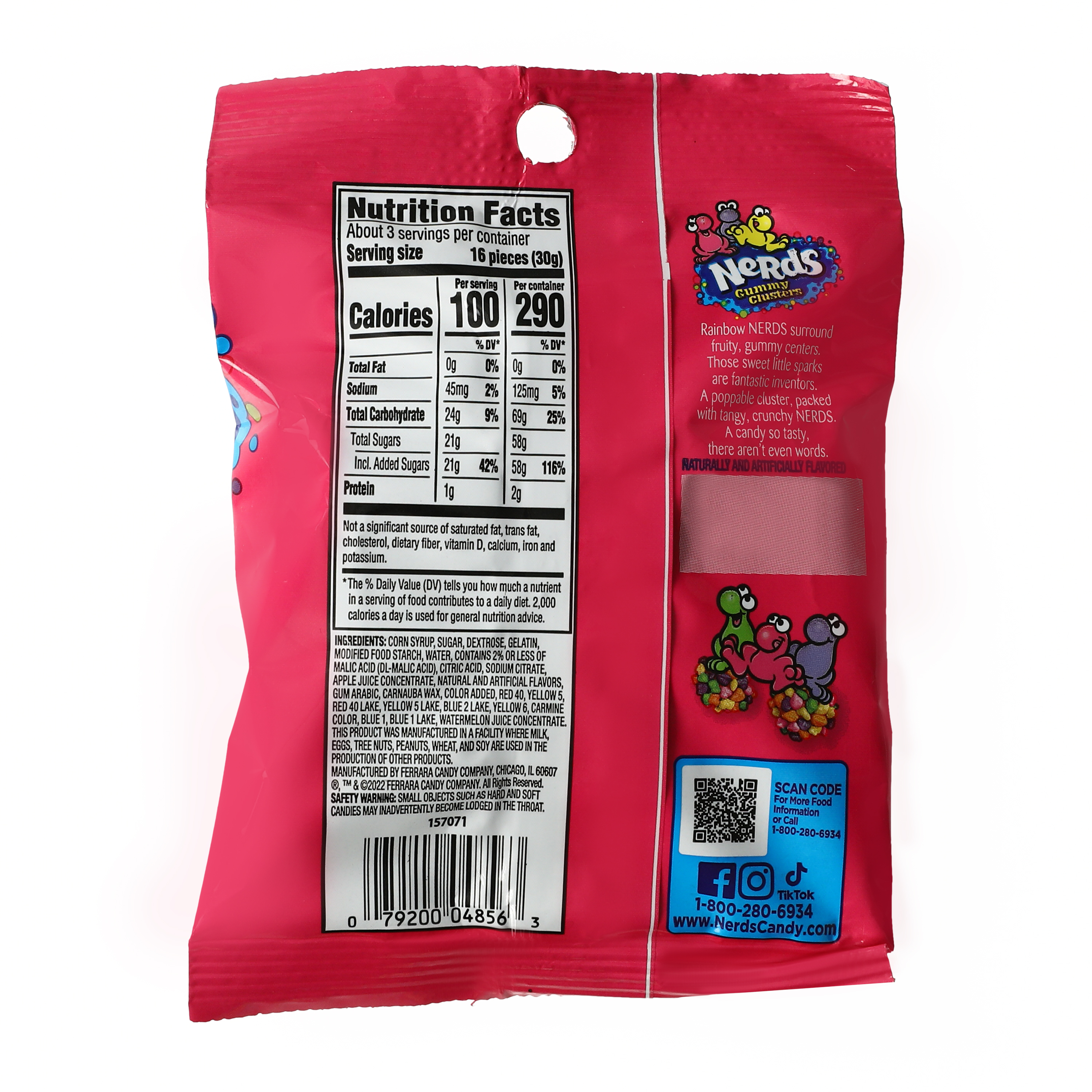 nerds® gummy clusters bag 3oz
