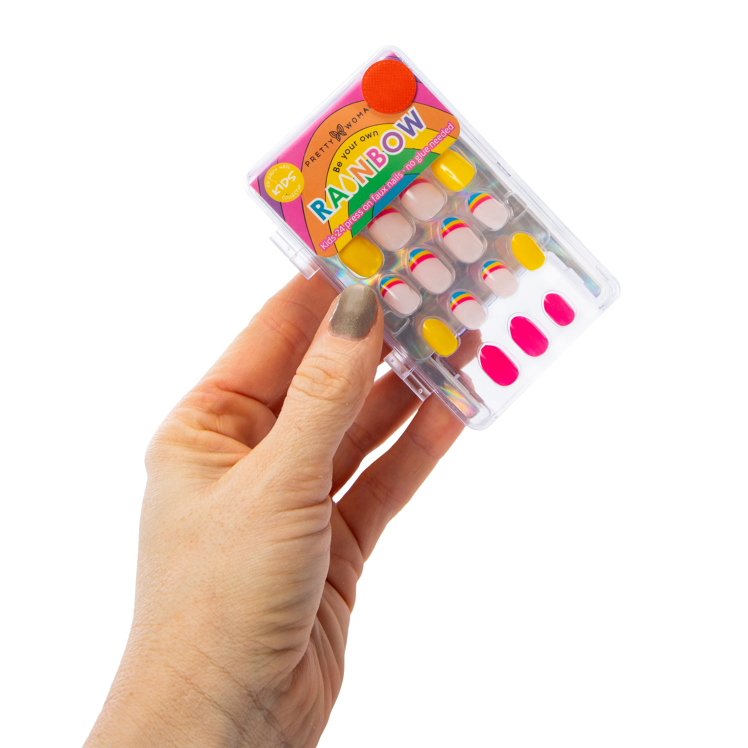 Pretty Woman Kid's Press On Nails Set 24-Count