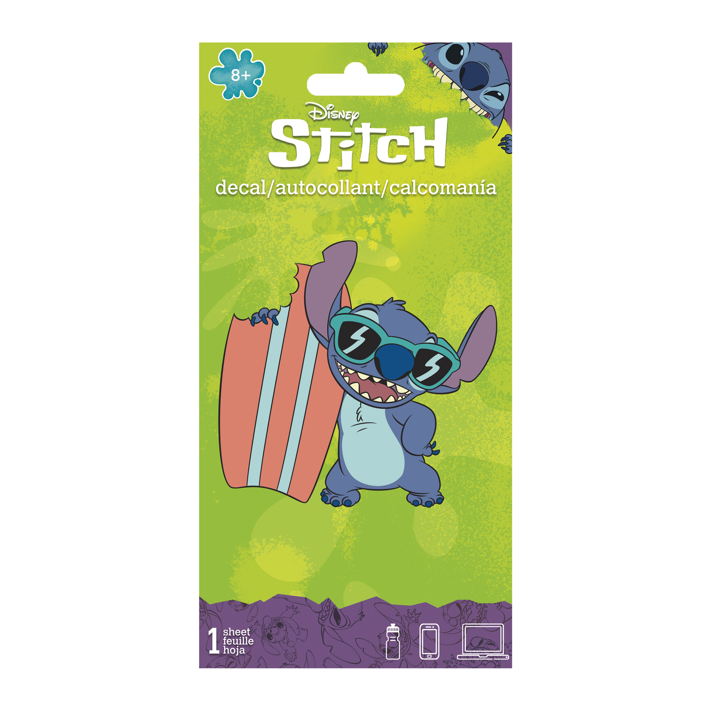 Disney Stitch Surf Sticker Decal