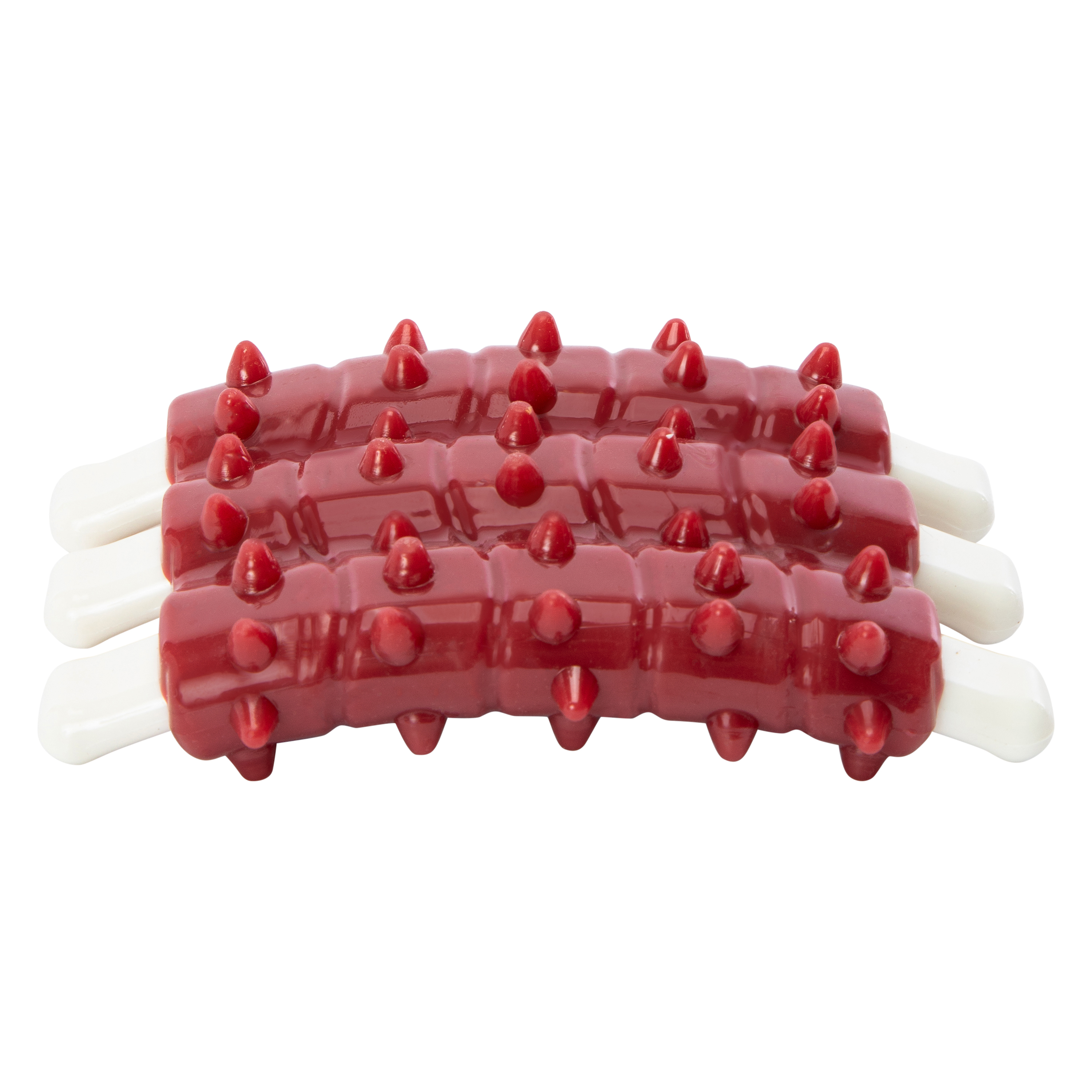 Tough Chew Teether Dog Toy - Ribs