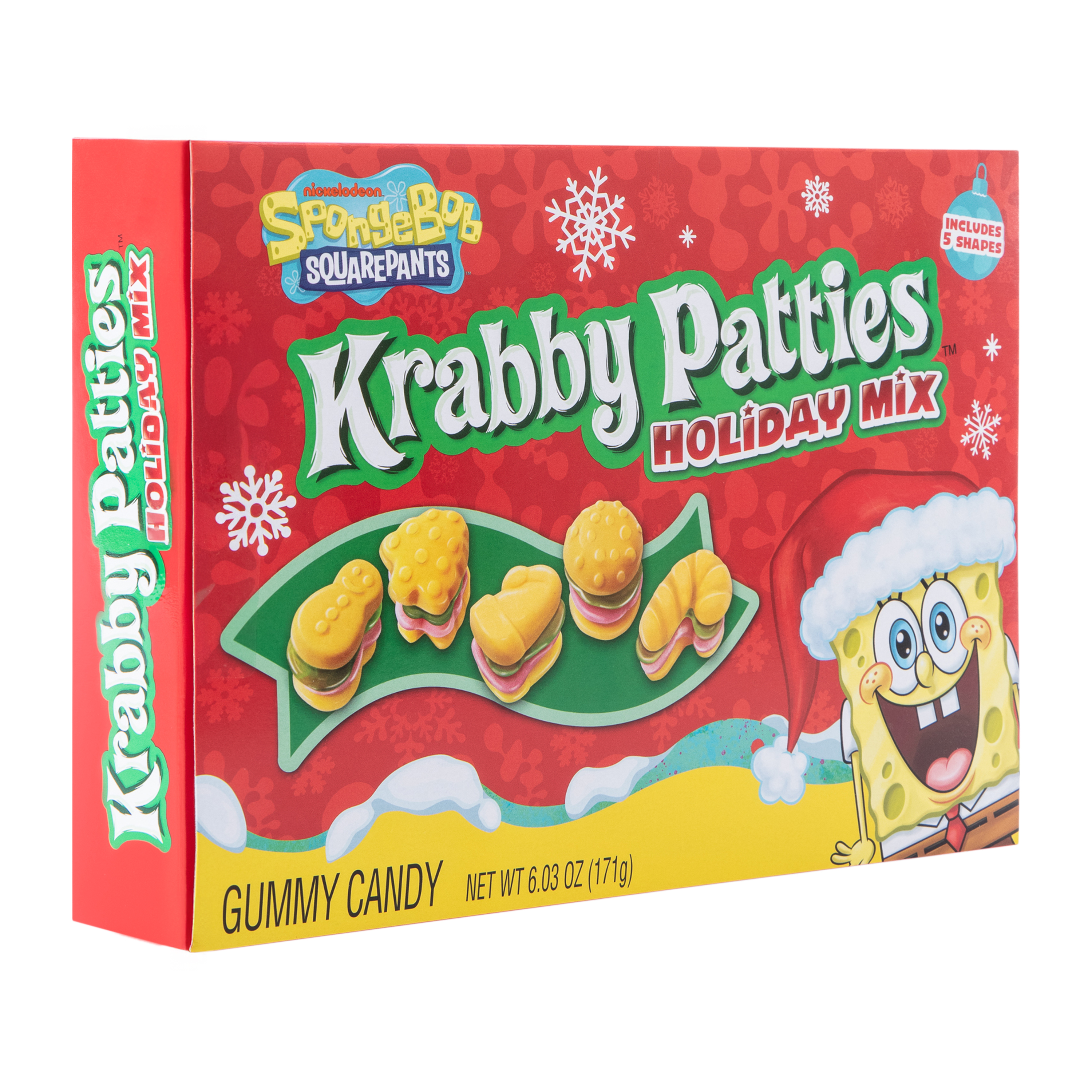krabby patties™ holiday mix gummy candy 7.62oz