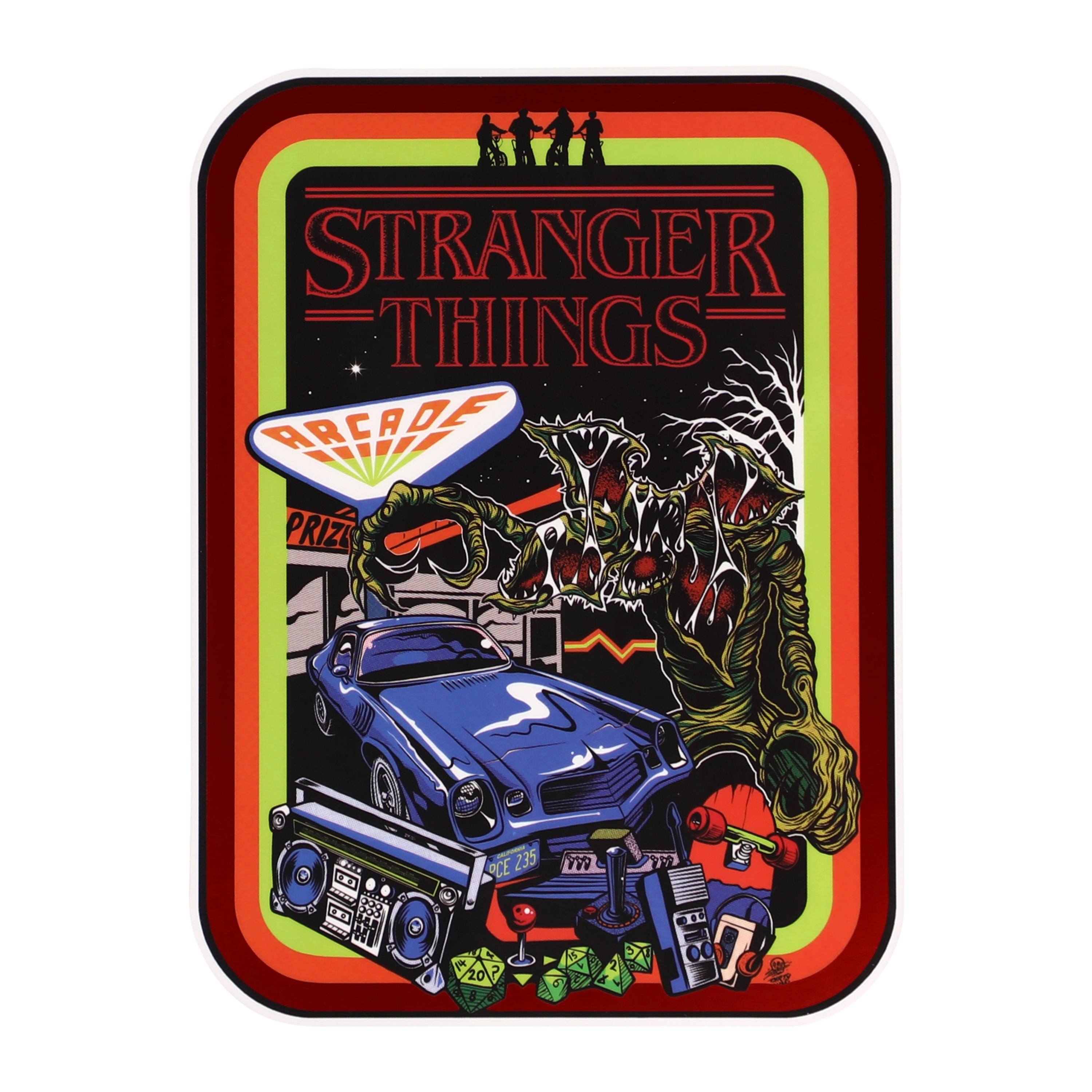 stranger things™ 8in decal sticker | Five Below