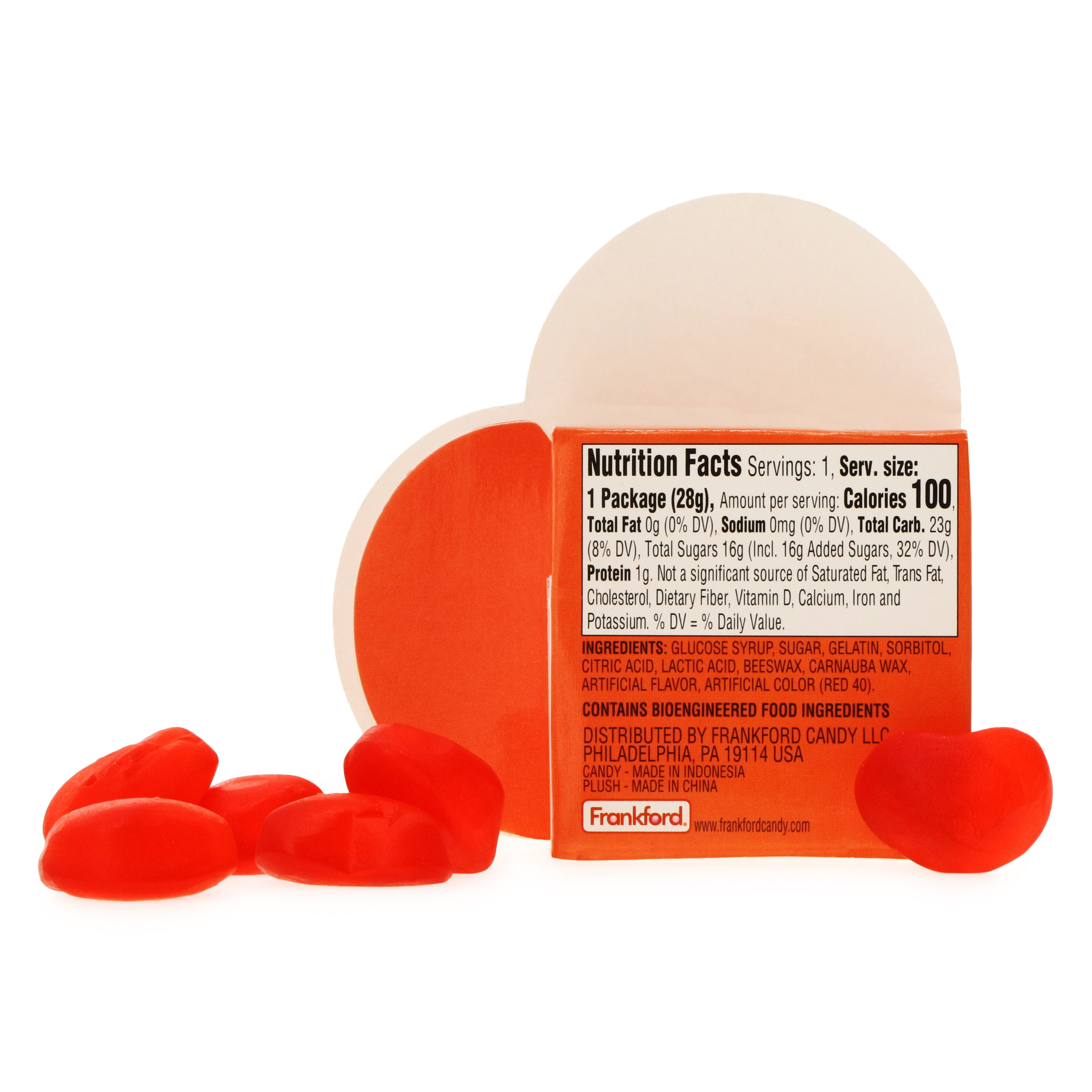 valentine's ramen plush & candy gift