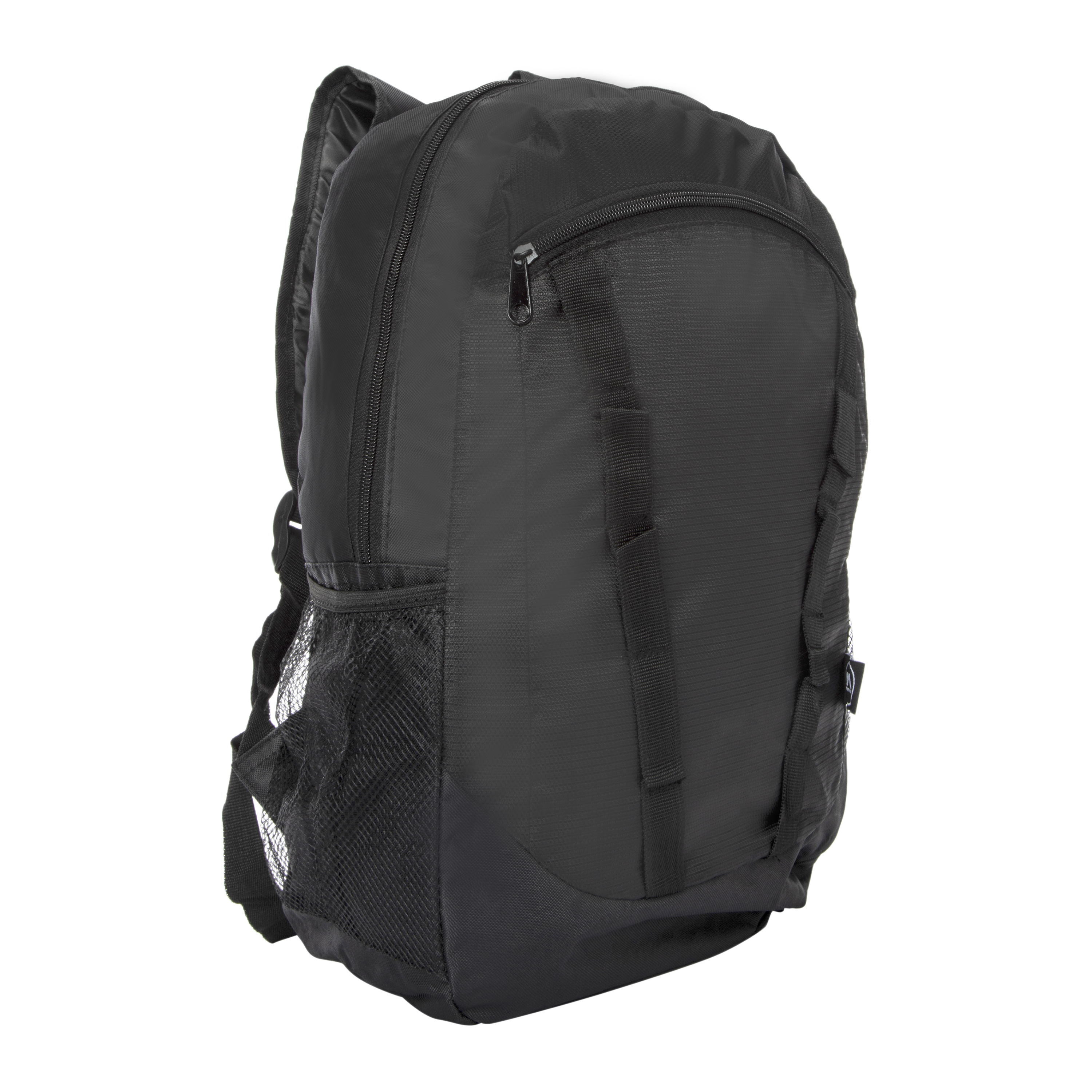 double webbing orange backpack 17in