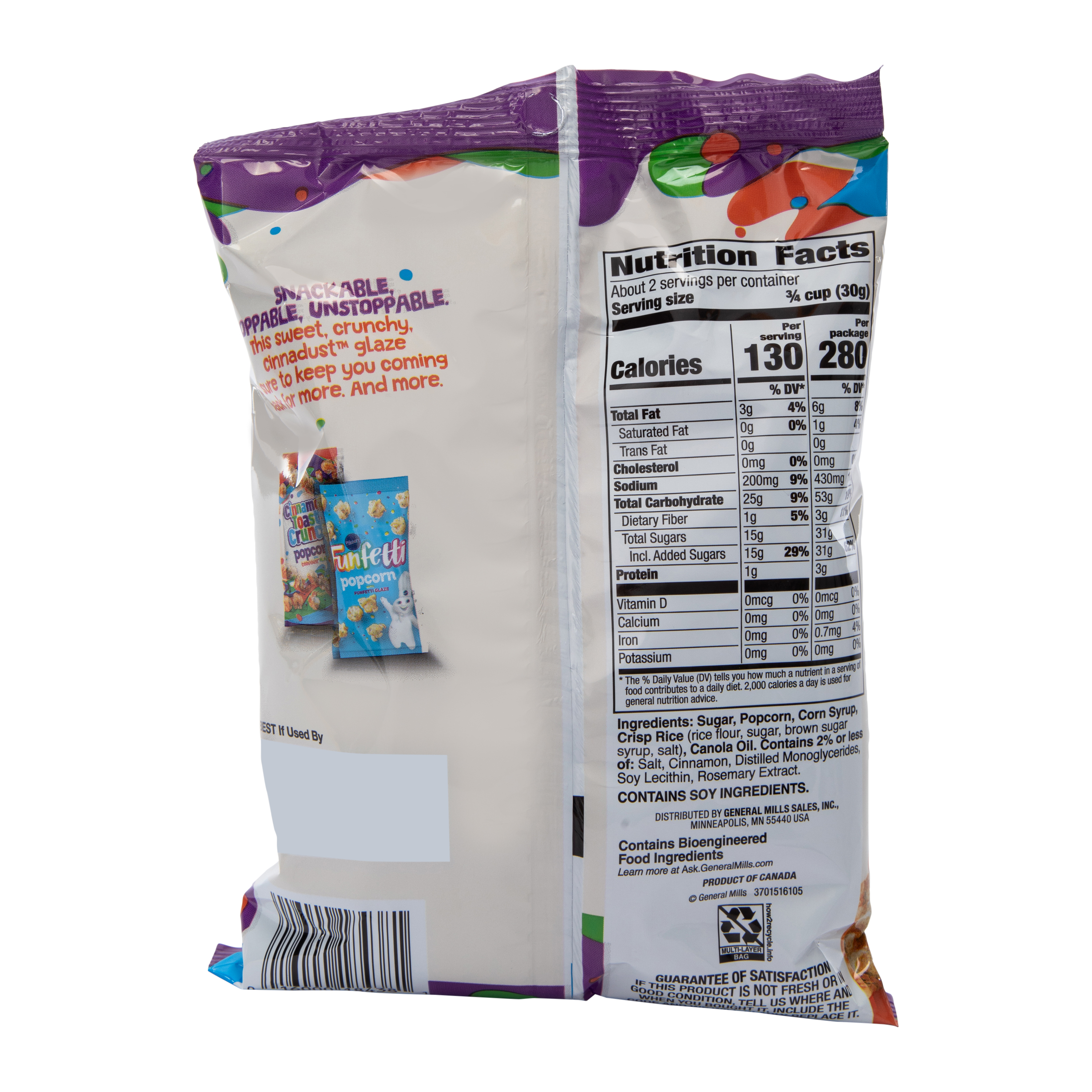 Cinnamon Toast Crunch™ Cinnadust™ Glazed Popcorn