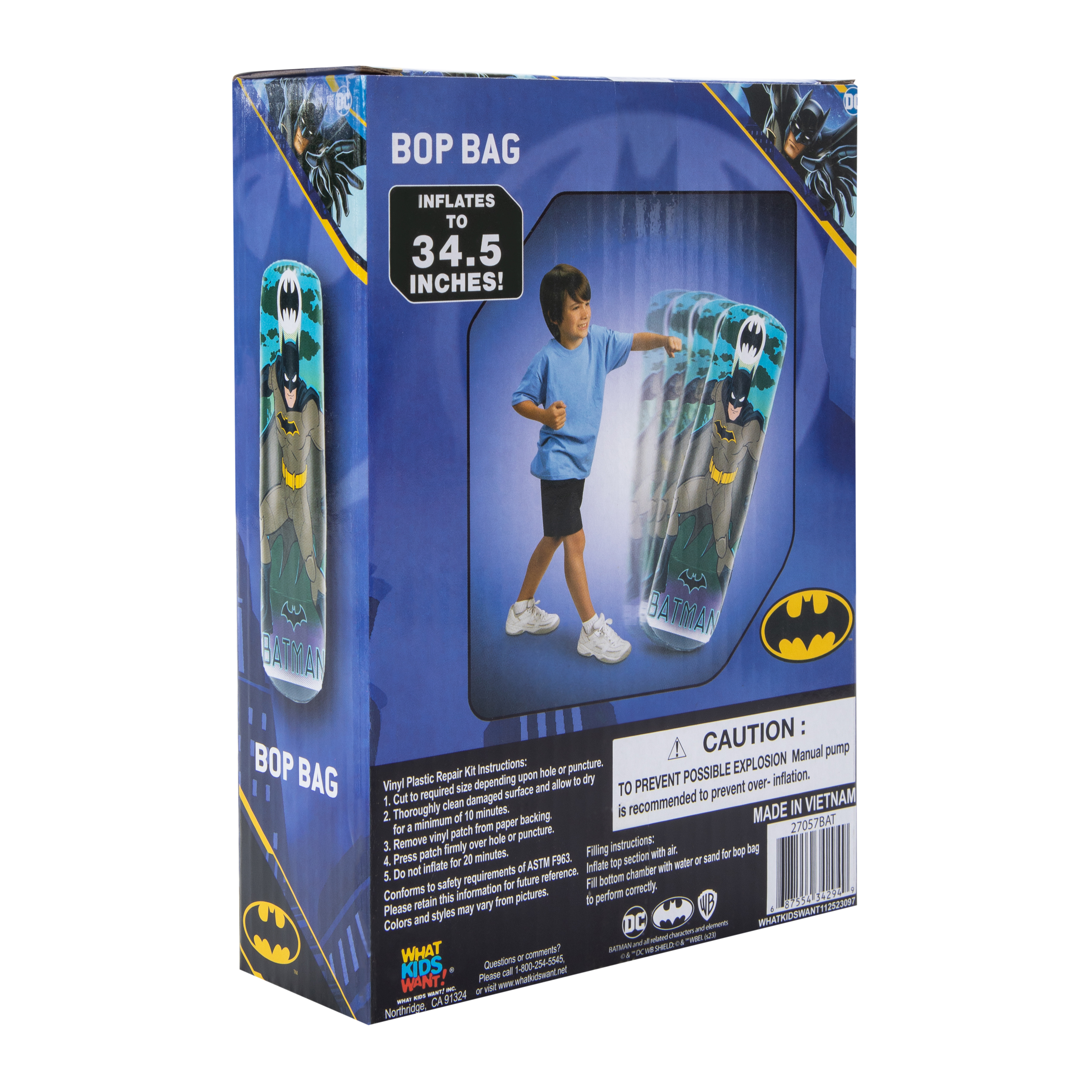 super hero bop bag 34.5in
