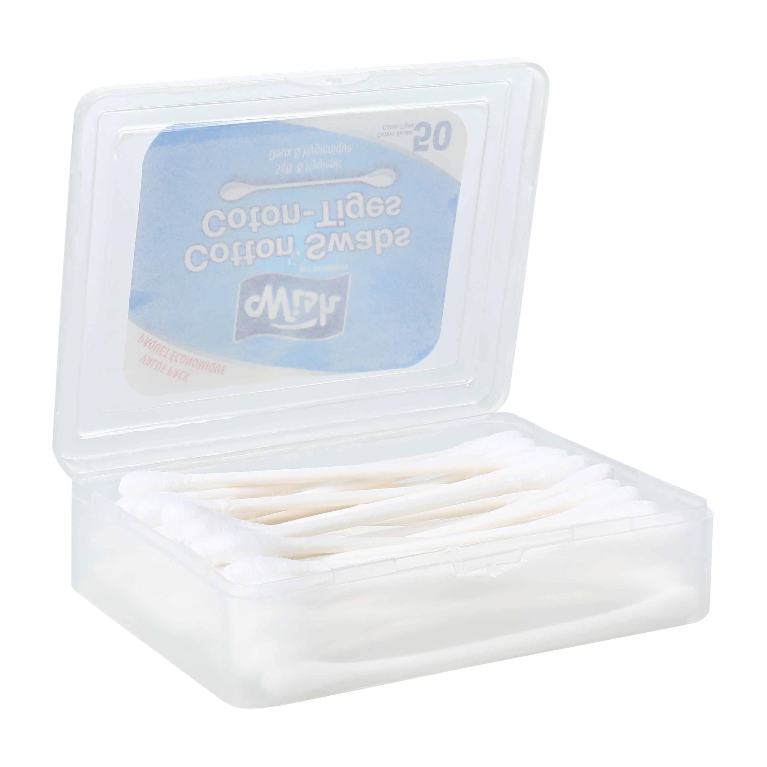 cotton swabs 50-count travel 2-pack