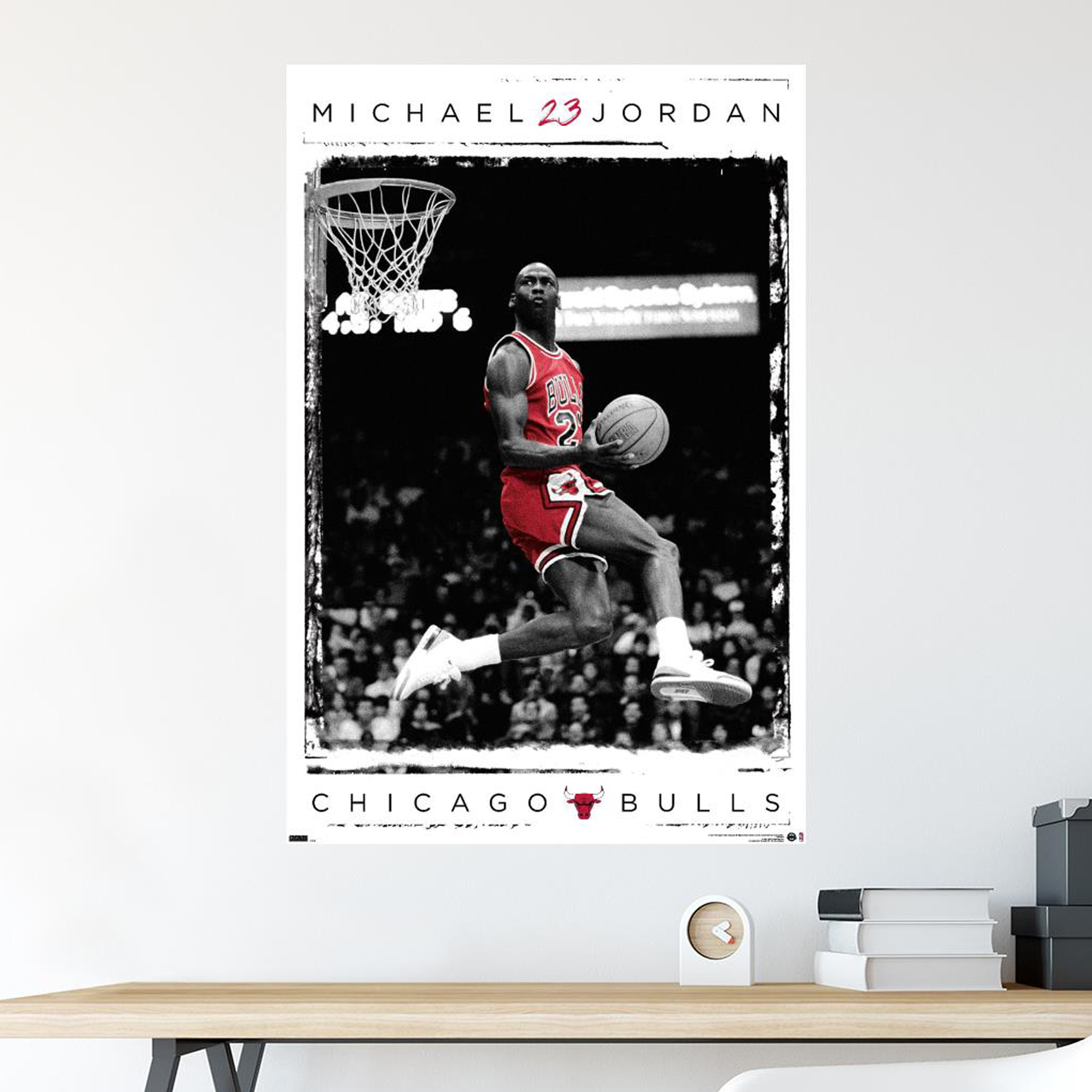 Michael Jordan Chicago Bulls Poster 22.37in x 34in | Five Below