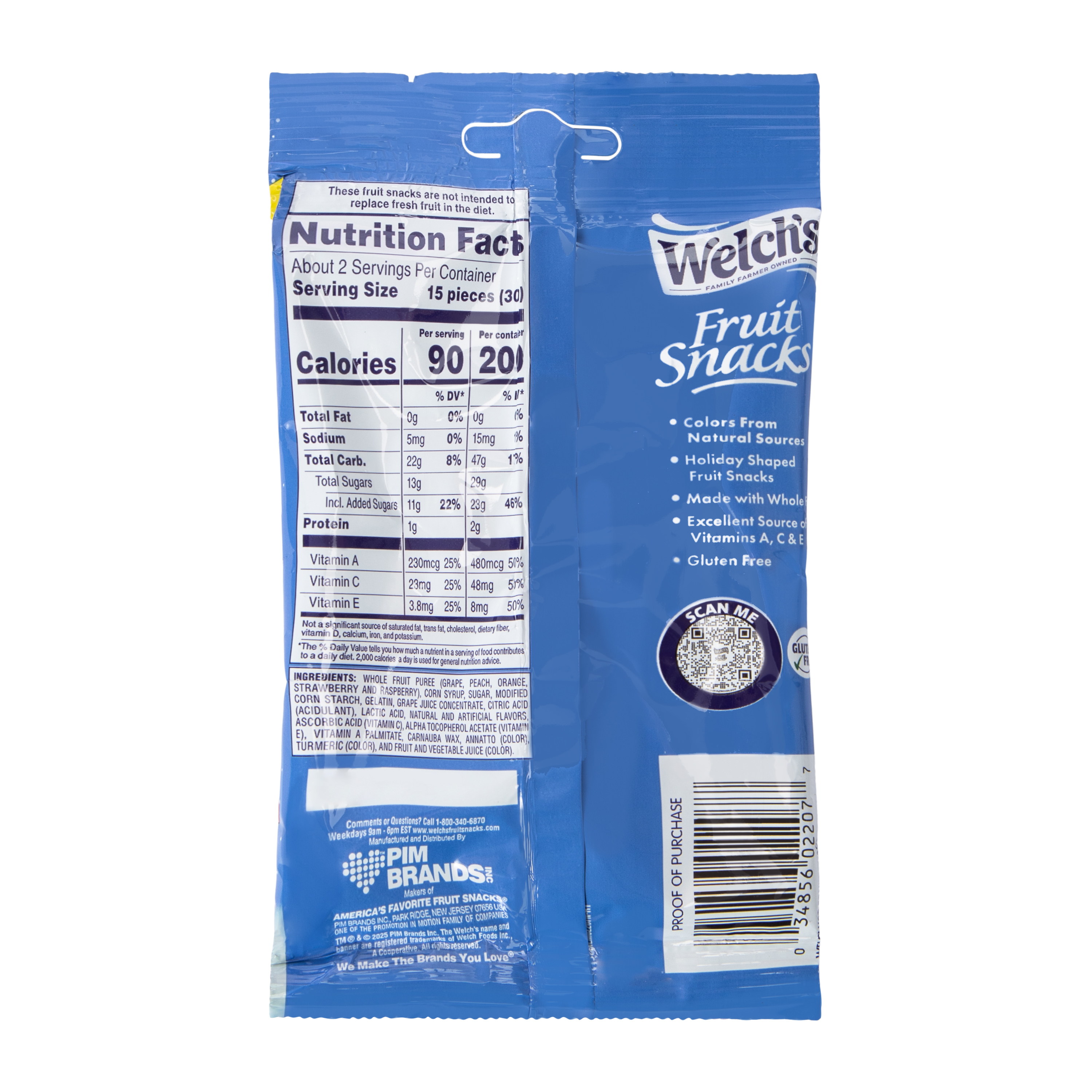Welch's® Mixed Fruit Snacks 2.25oz