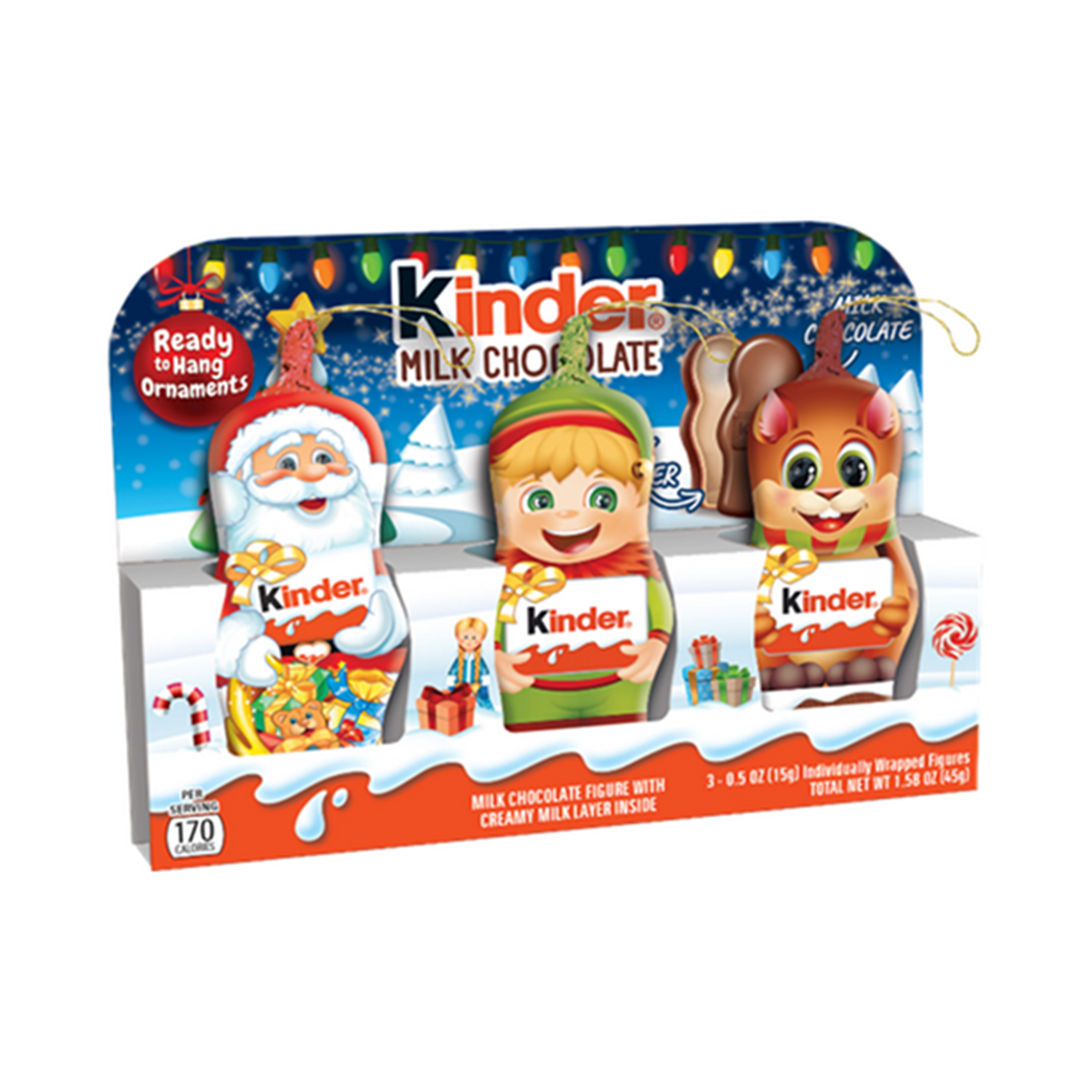 Kinder® Milk Chocolate Figure 3-Pack