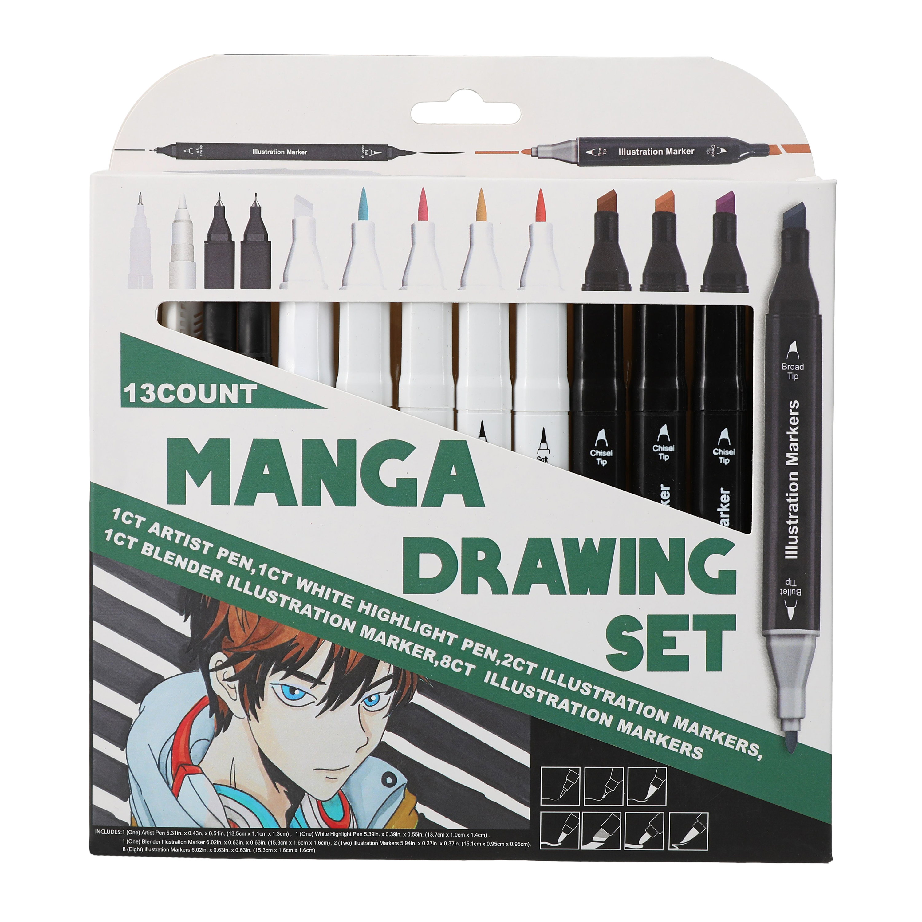 manga drawing set 13-piece