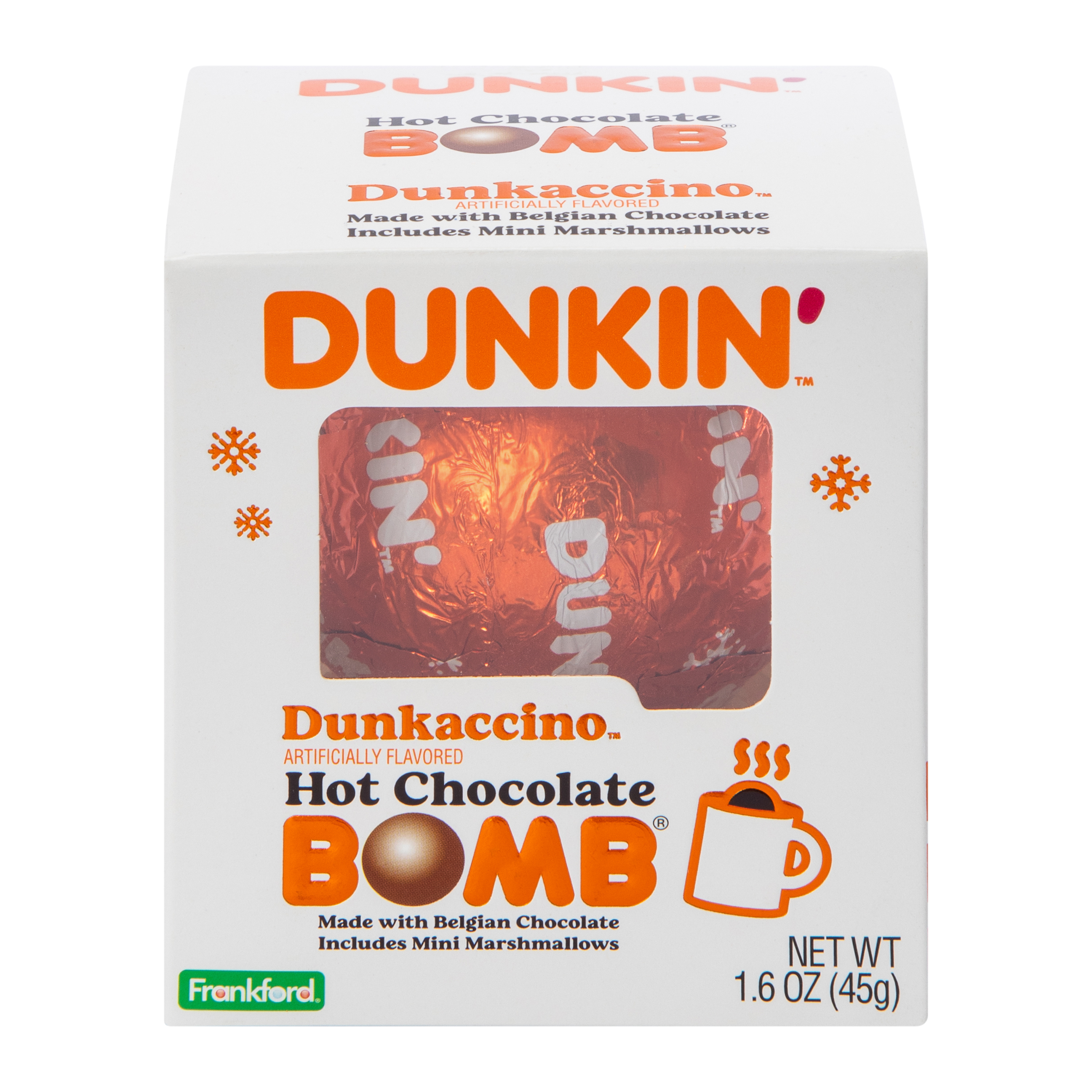 dunkin’™ dunkaccino hot chocolate bomb® 1.6oz