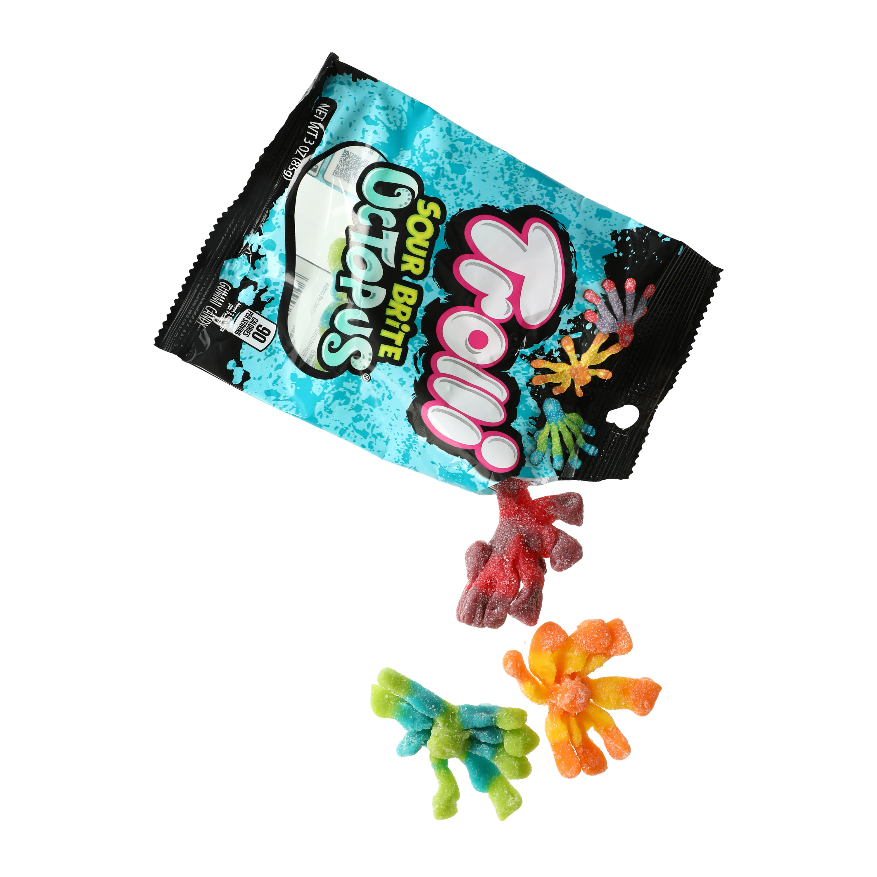 trolli® sour brite octopus gummy candy 3oz