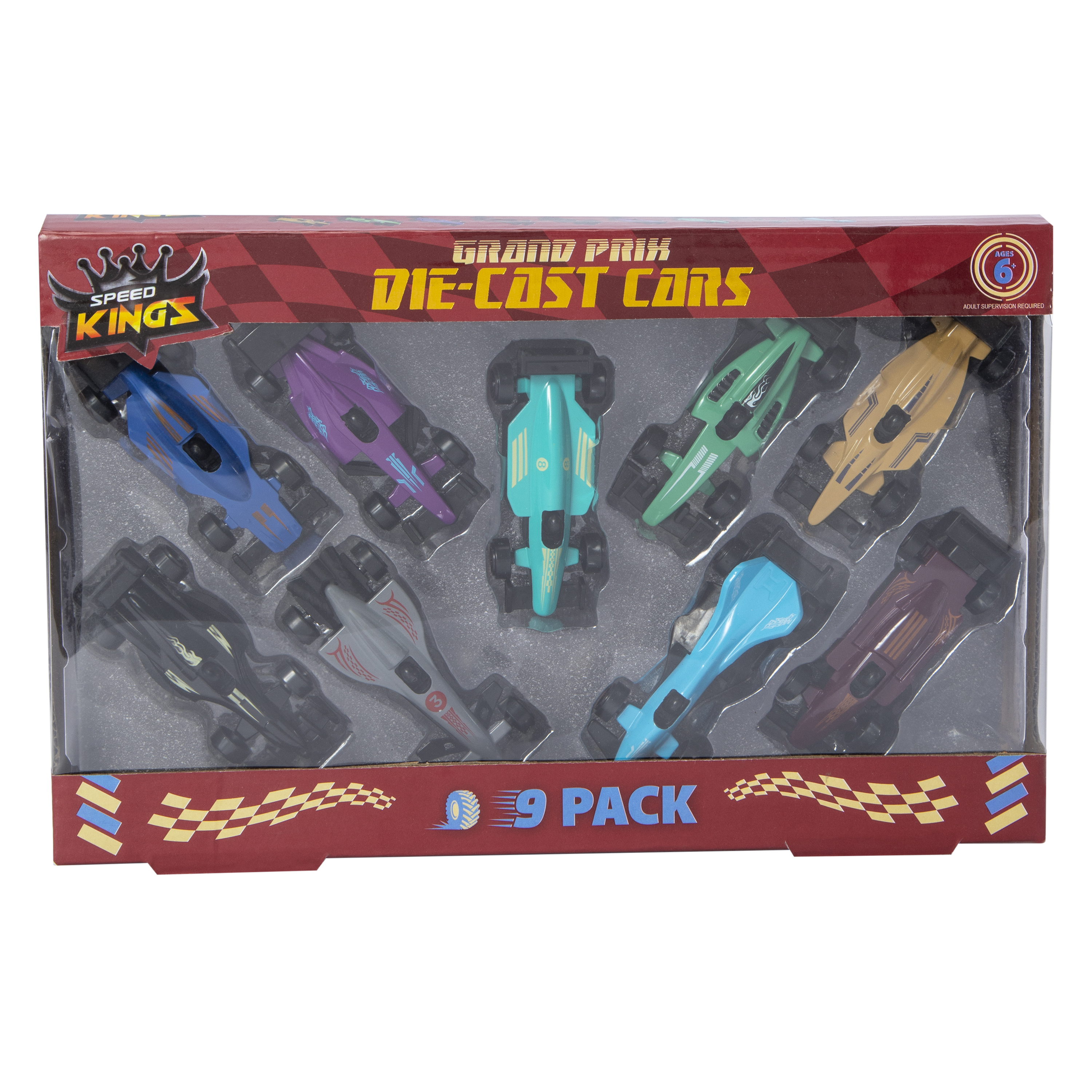 Speed Kingz Die-Cast Cars 9-Count | Five Below
