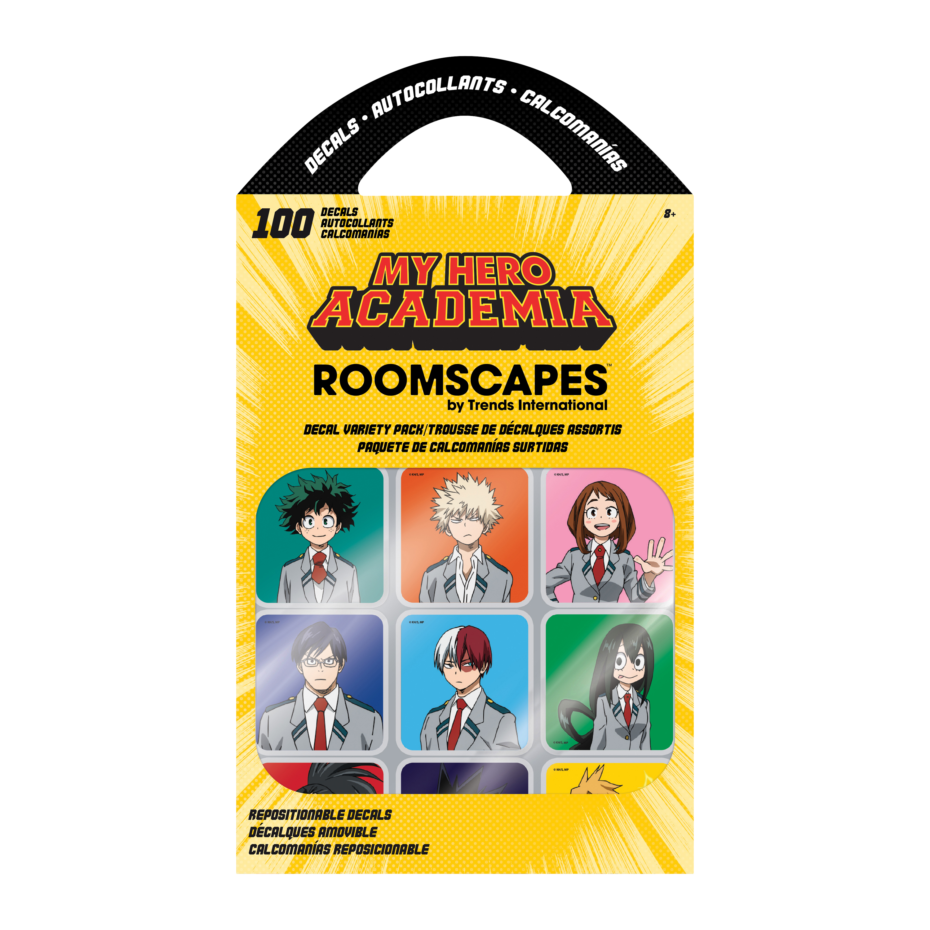 My Hero Academia™ Roomscapes™ Decal Variety Pack 100-Count