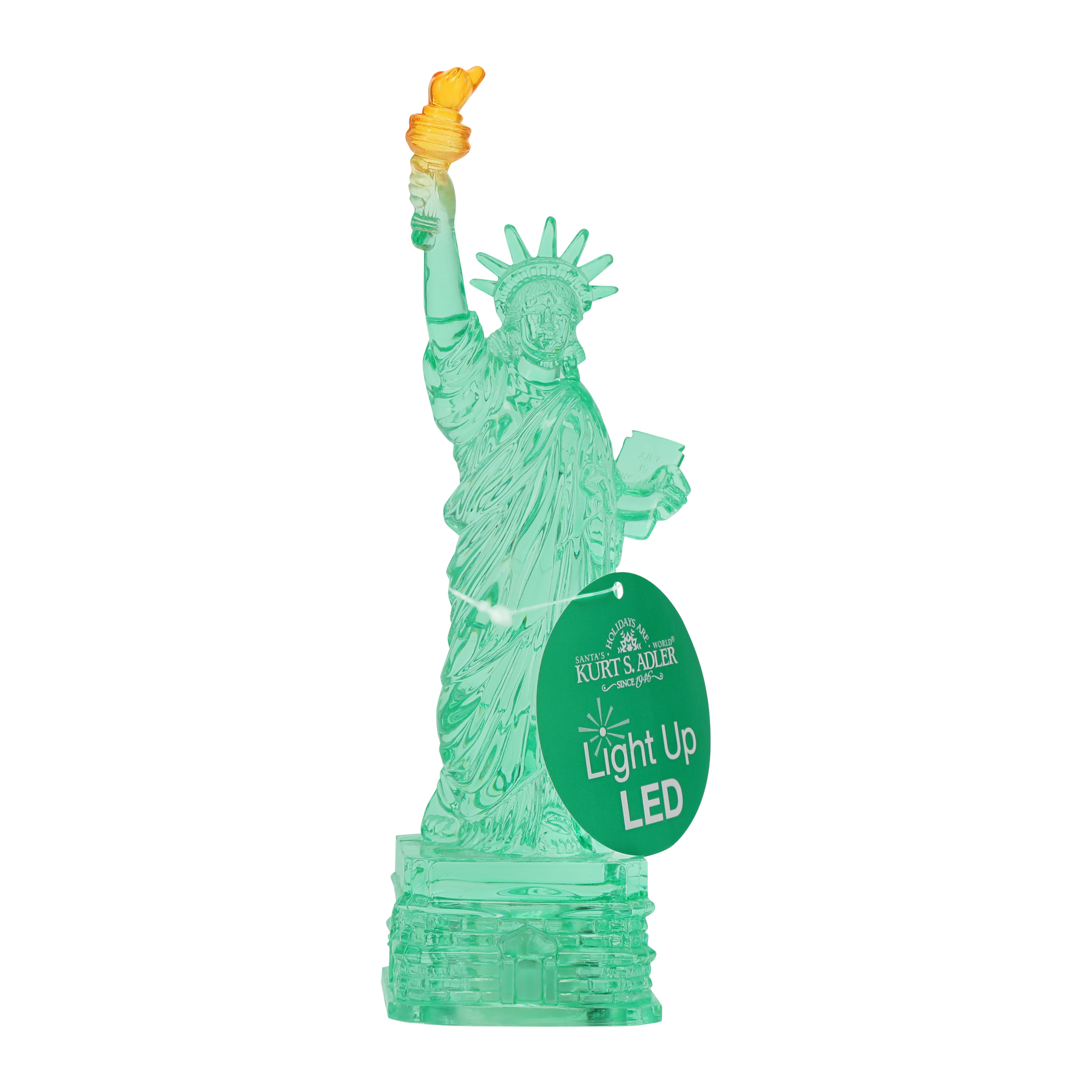 LED Statue Of Liberty Christmas Ornament