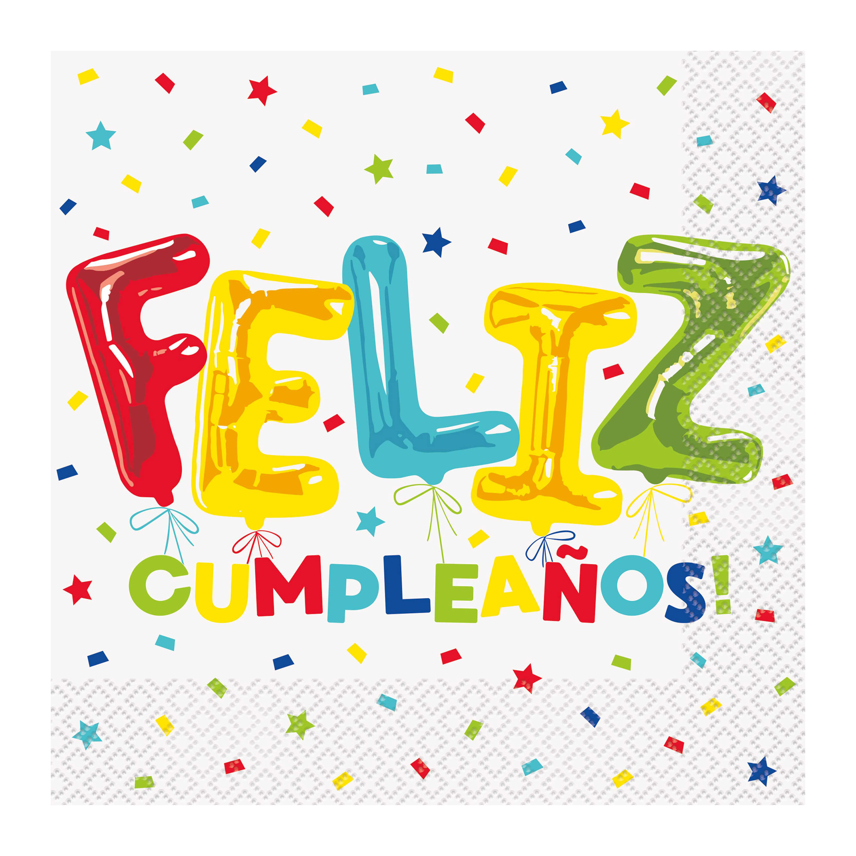 'Feliz Cumpleanos' Paper Napkins 16-count