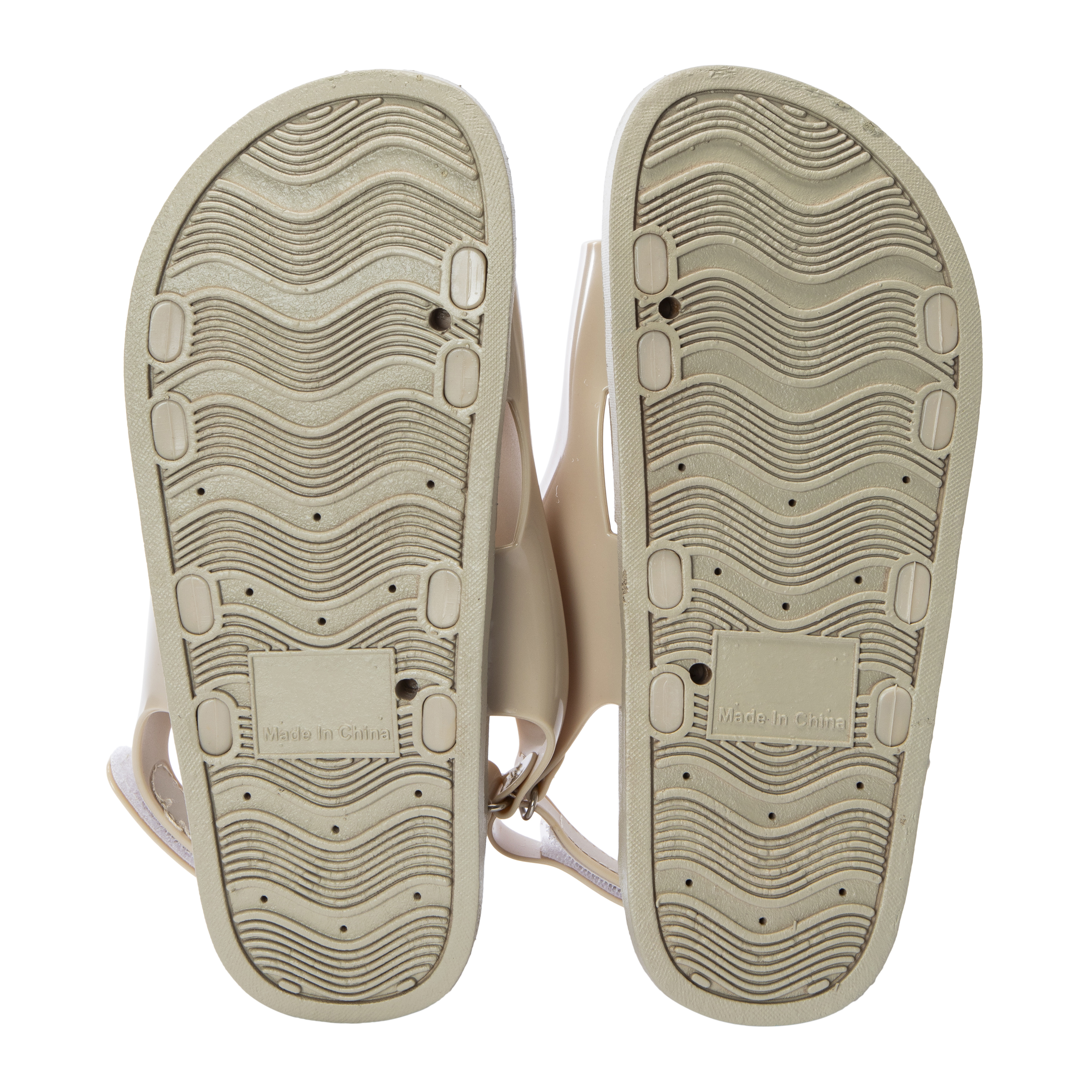 Ladies Black Patent Double Buckle Sandals