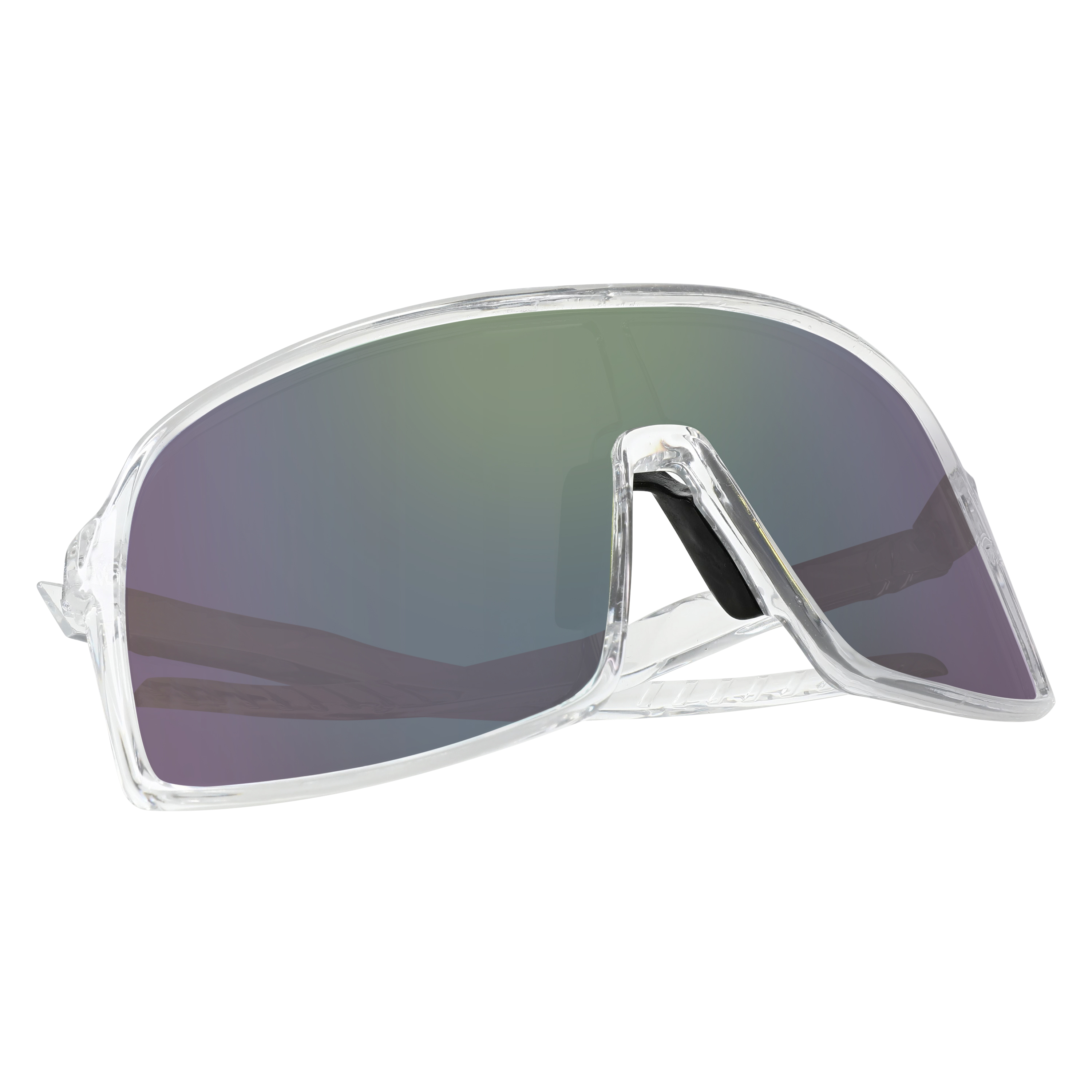X-Force XF09 Oversized One-Piece Blade Sports Sunglasses - UV400 Mirrored Lens (Kenny Powers Style)