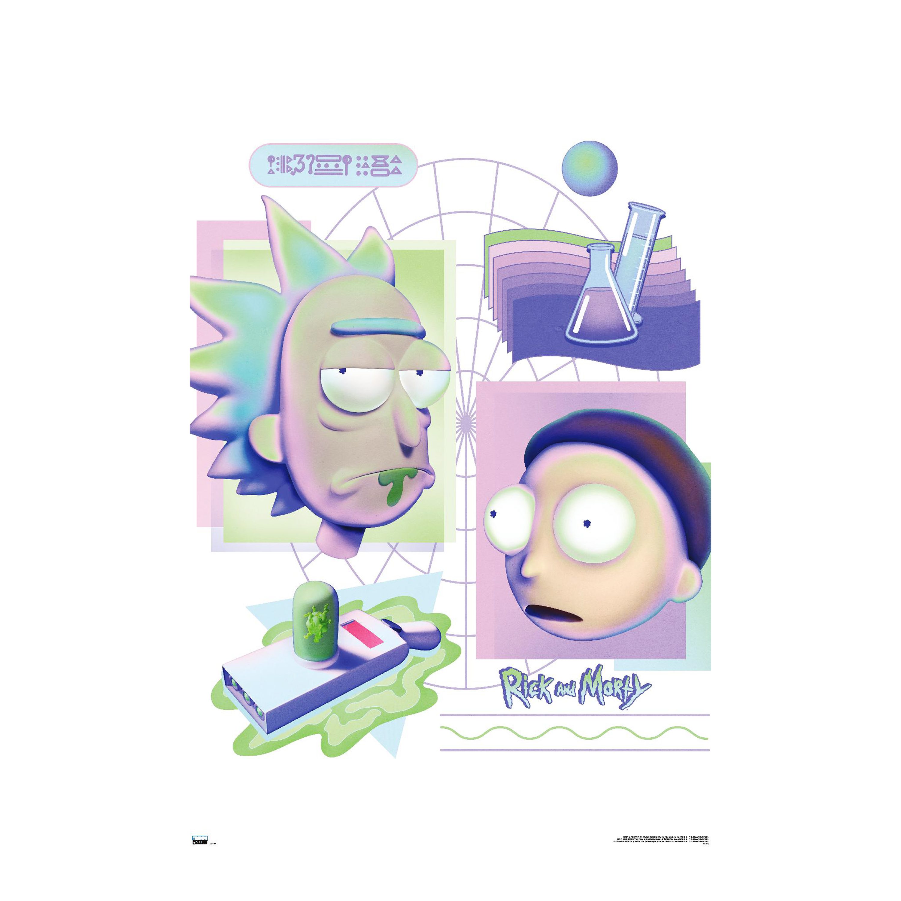 Rick And Morty™ Chemistry Poster 22.375in x 34in