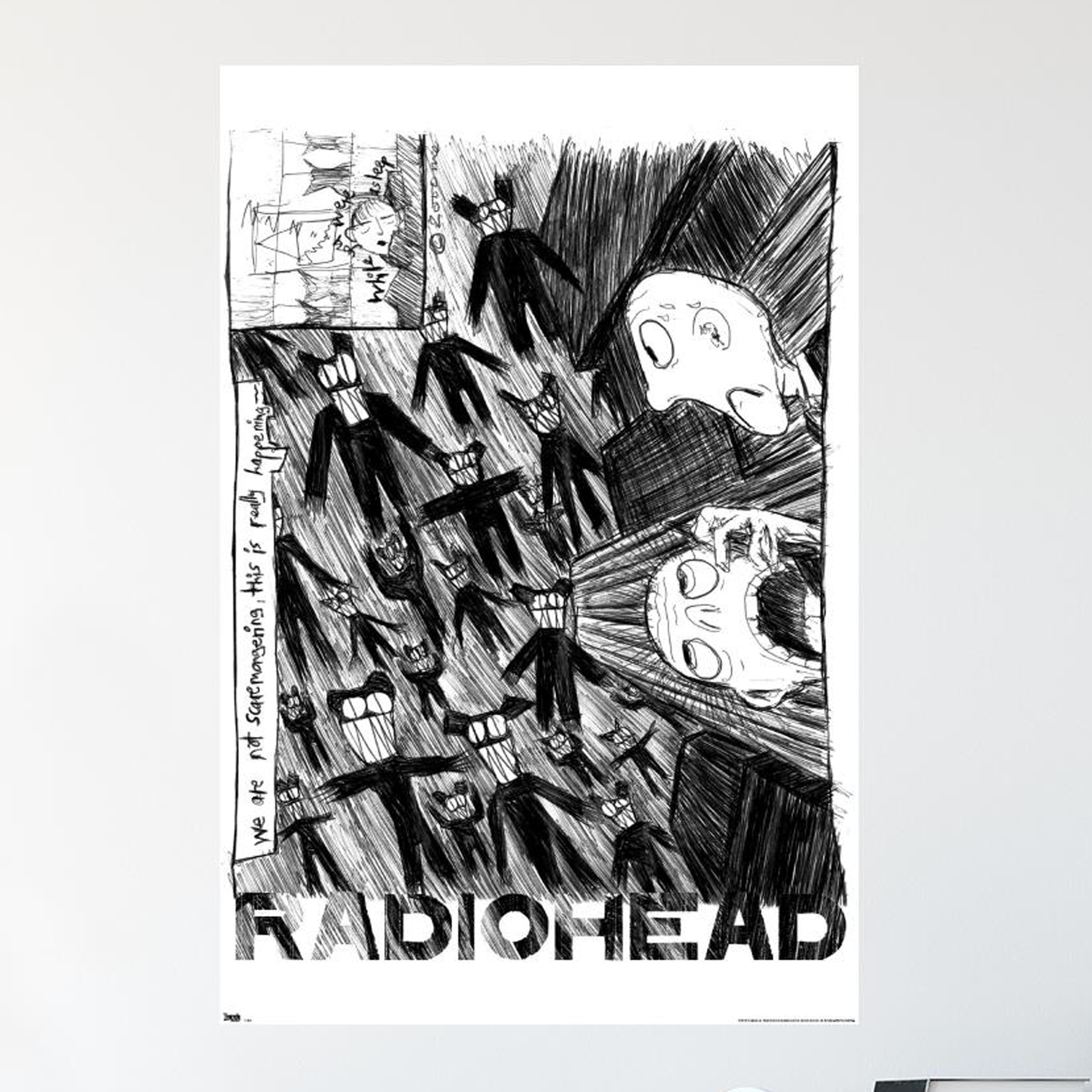 Radiohead Poster 22.37in x 34in | Five Below