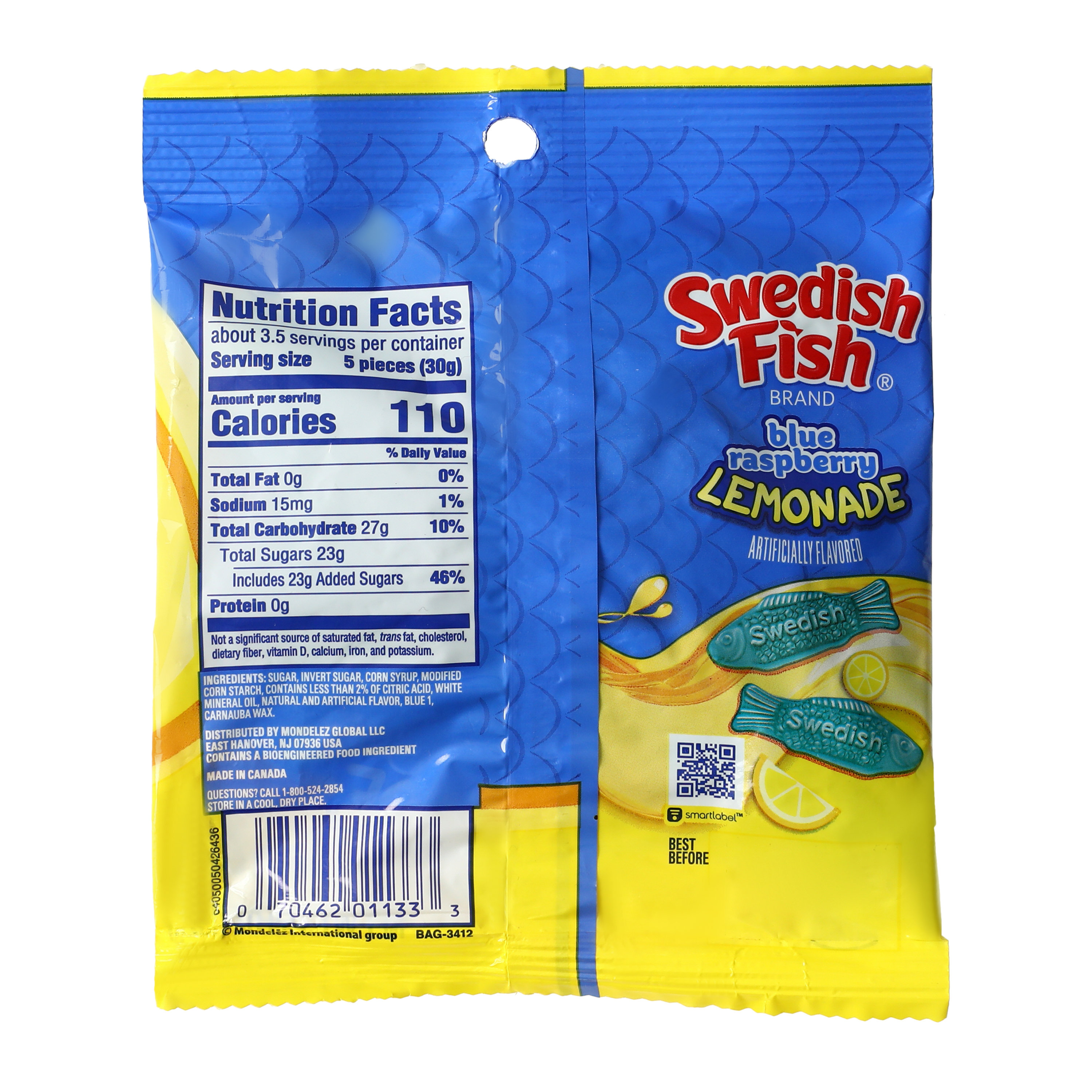 swedish fish® blue raspberry lemonade 3.59oz