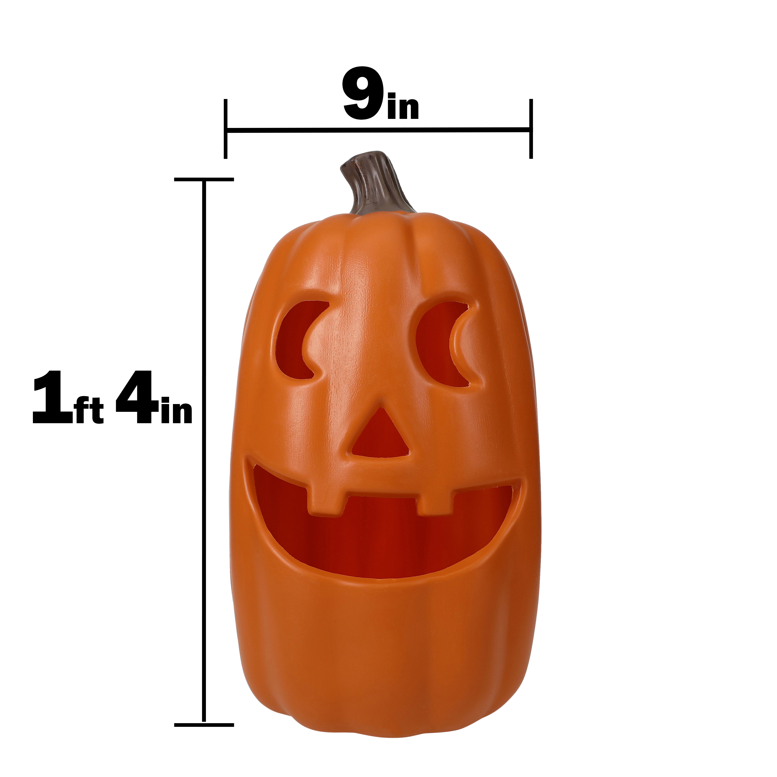 LED light up pumpkin decoration 16.14in