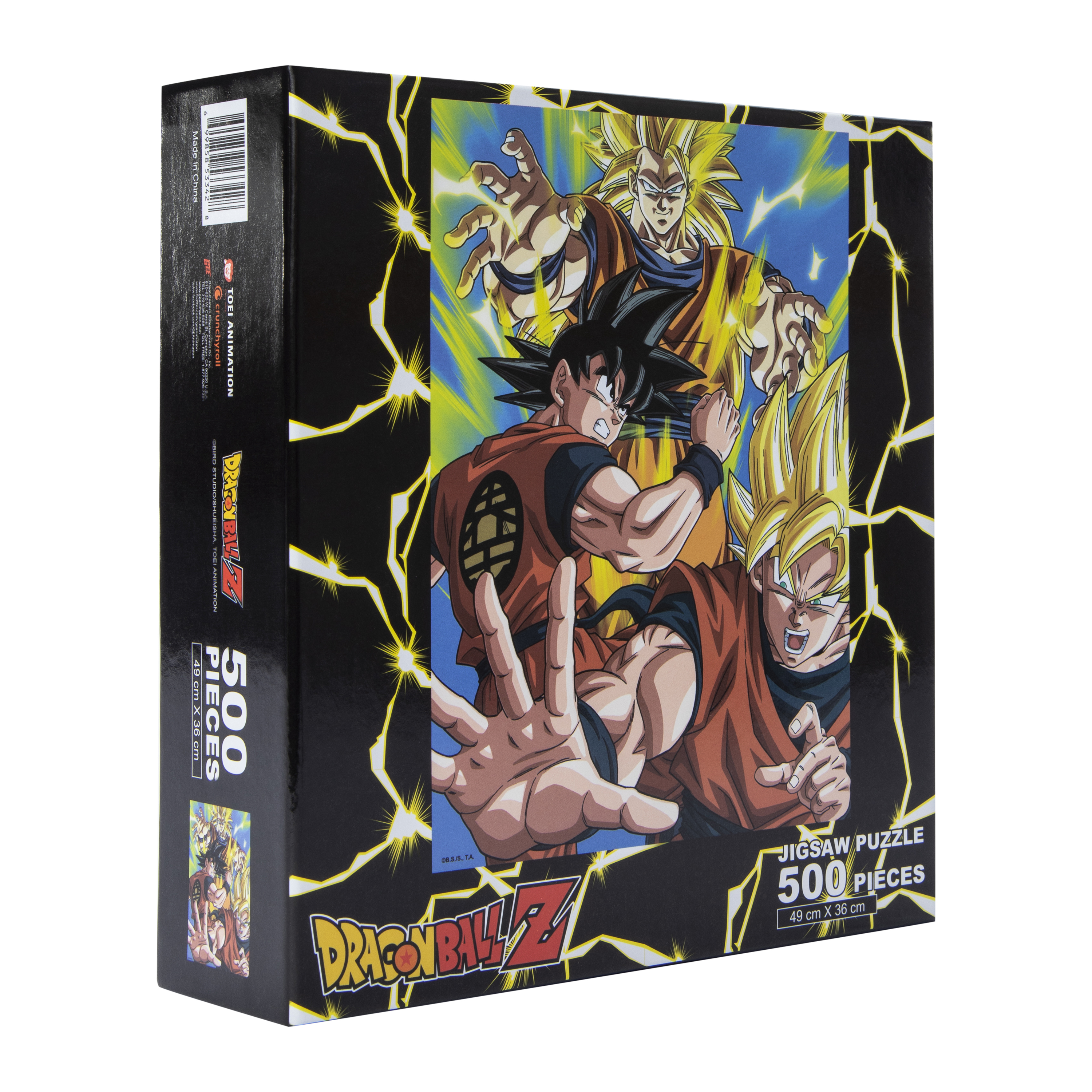 Educa - Puzzle De 500 Piezas Para Adultos | Serie Dragon Ball Z. Incluye Pegamento Fix Puzzle. A Partir De 11 Años (18216