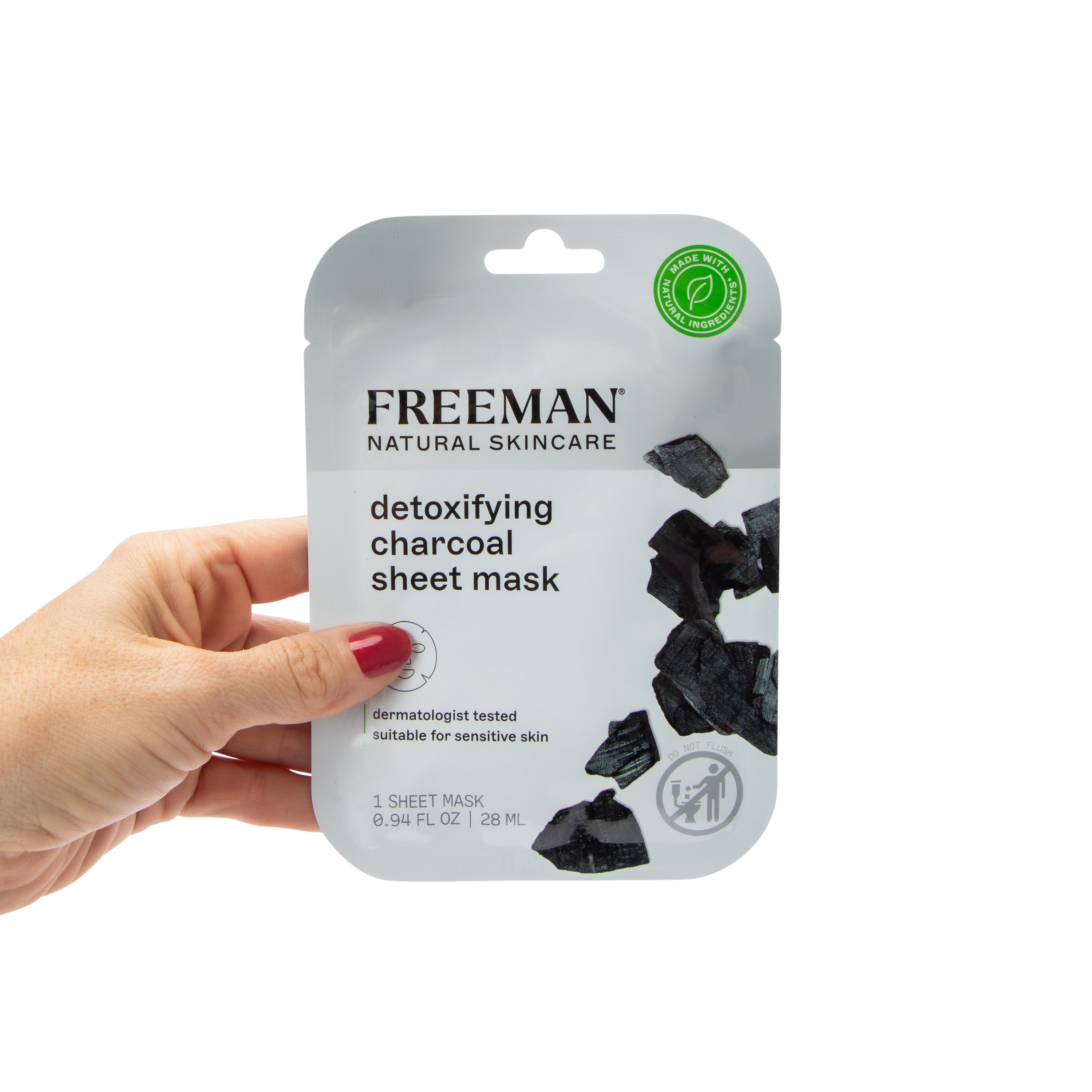 Freeman® Detoxifying Charcoal Sheet Mask 0.94oz