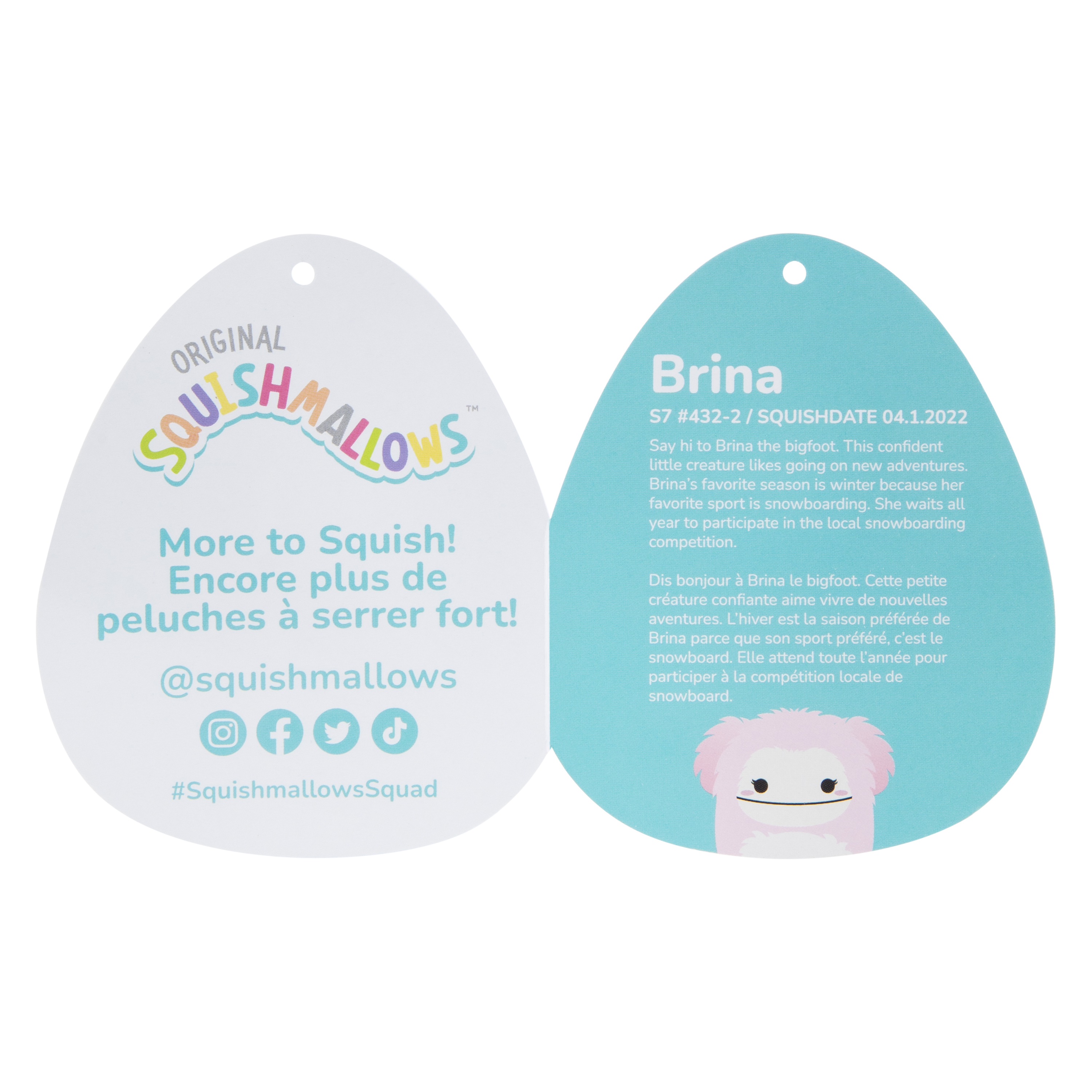 Squishmallows™ Fuzzy Belly Squad 7.5in