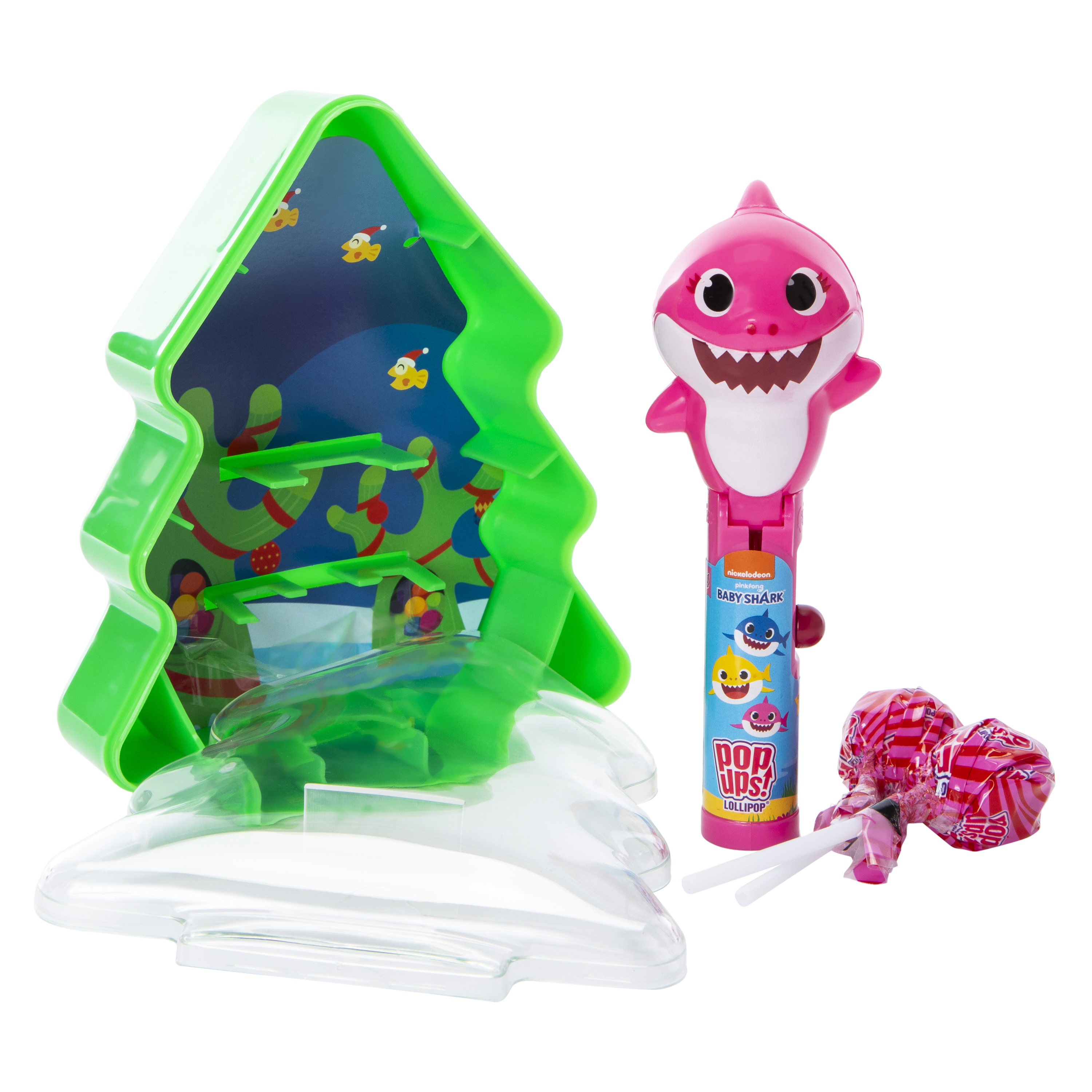 Pinkfong Baby Shark™ Pop Ups® Christmas Tree Lollipop 0.70oz