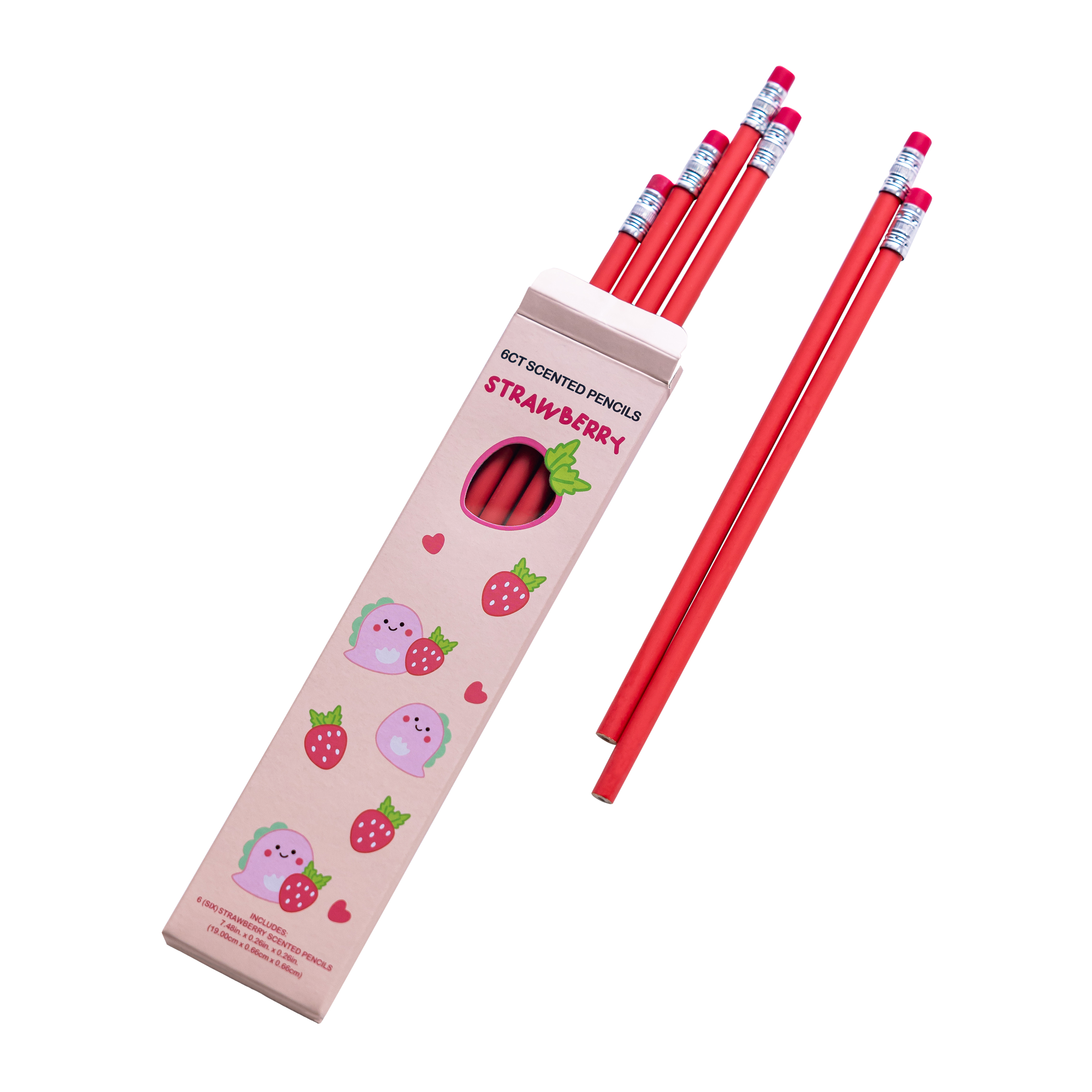 Fruit Scented Pencils 6-Count