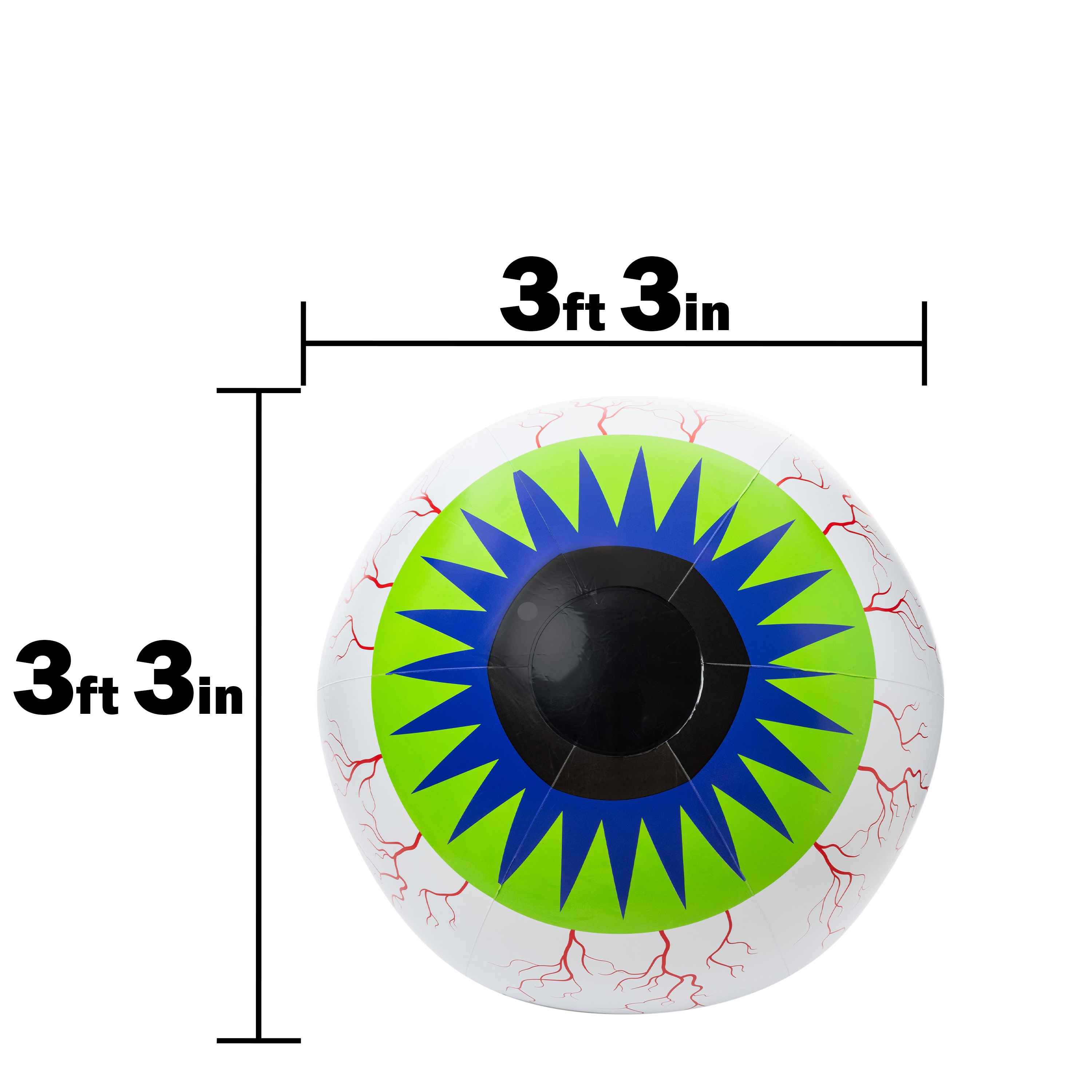 inflatable eyeball halloween decoration 40in