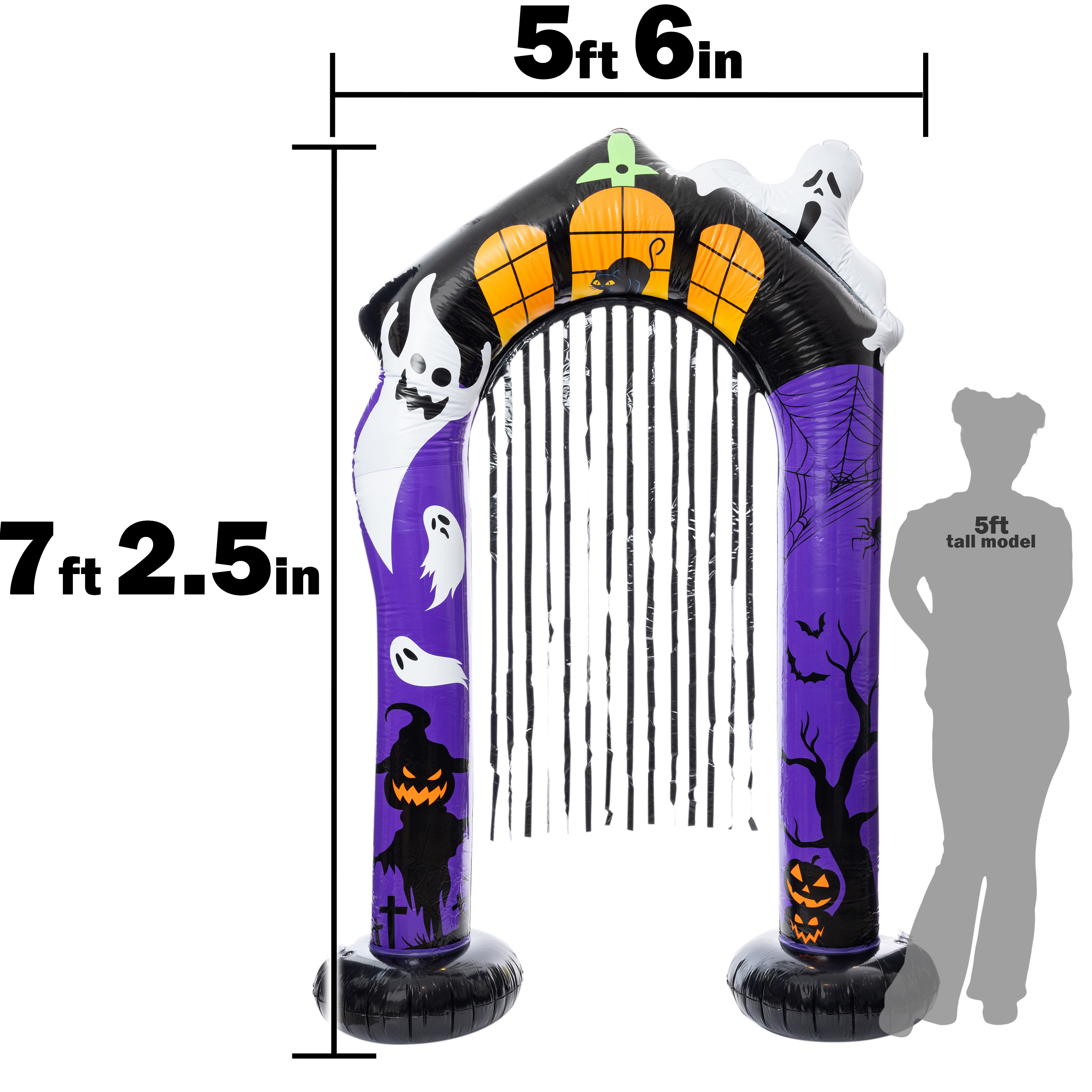 inflatable halloween arch 6ft