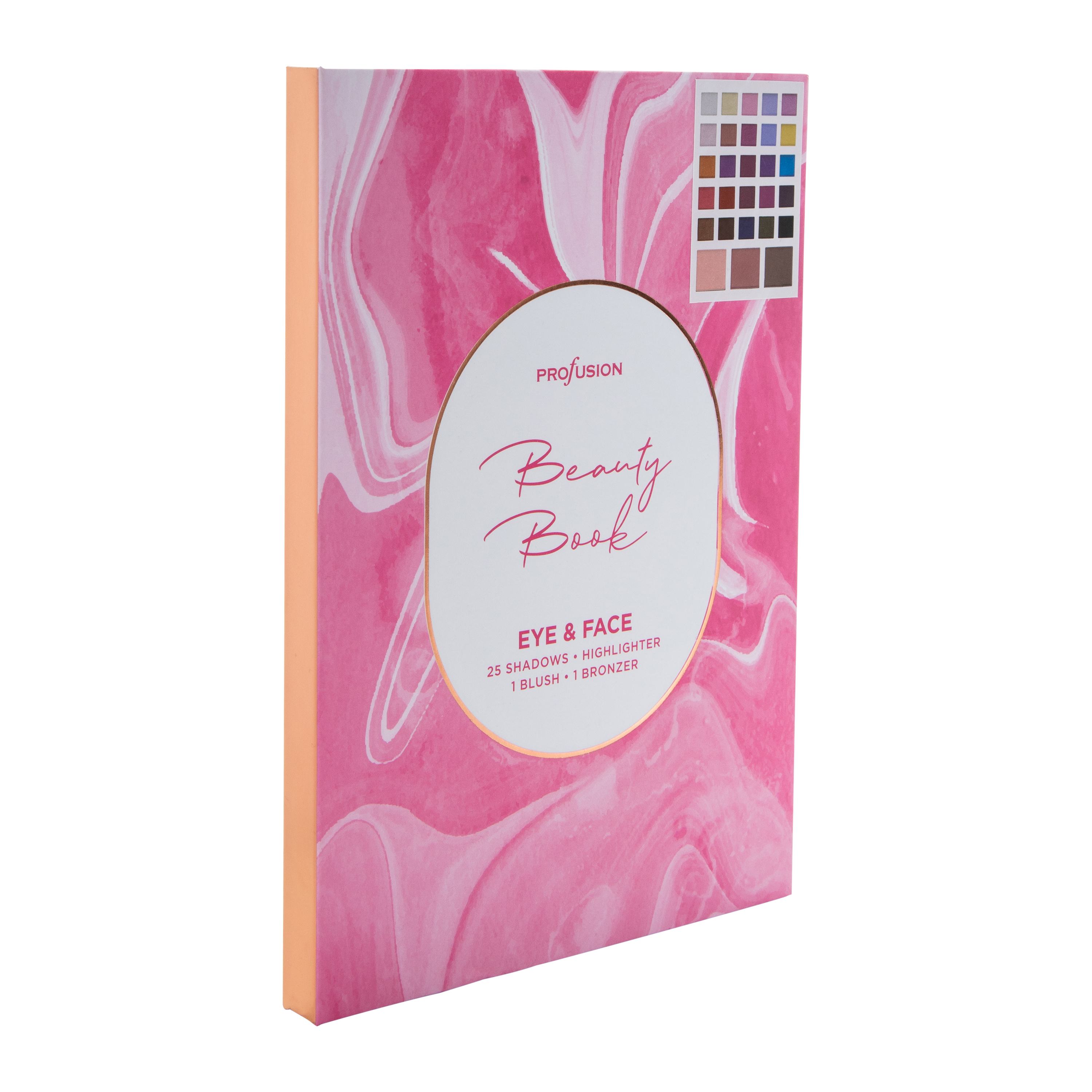 profusion beauty book eye & face palette 28-piece set