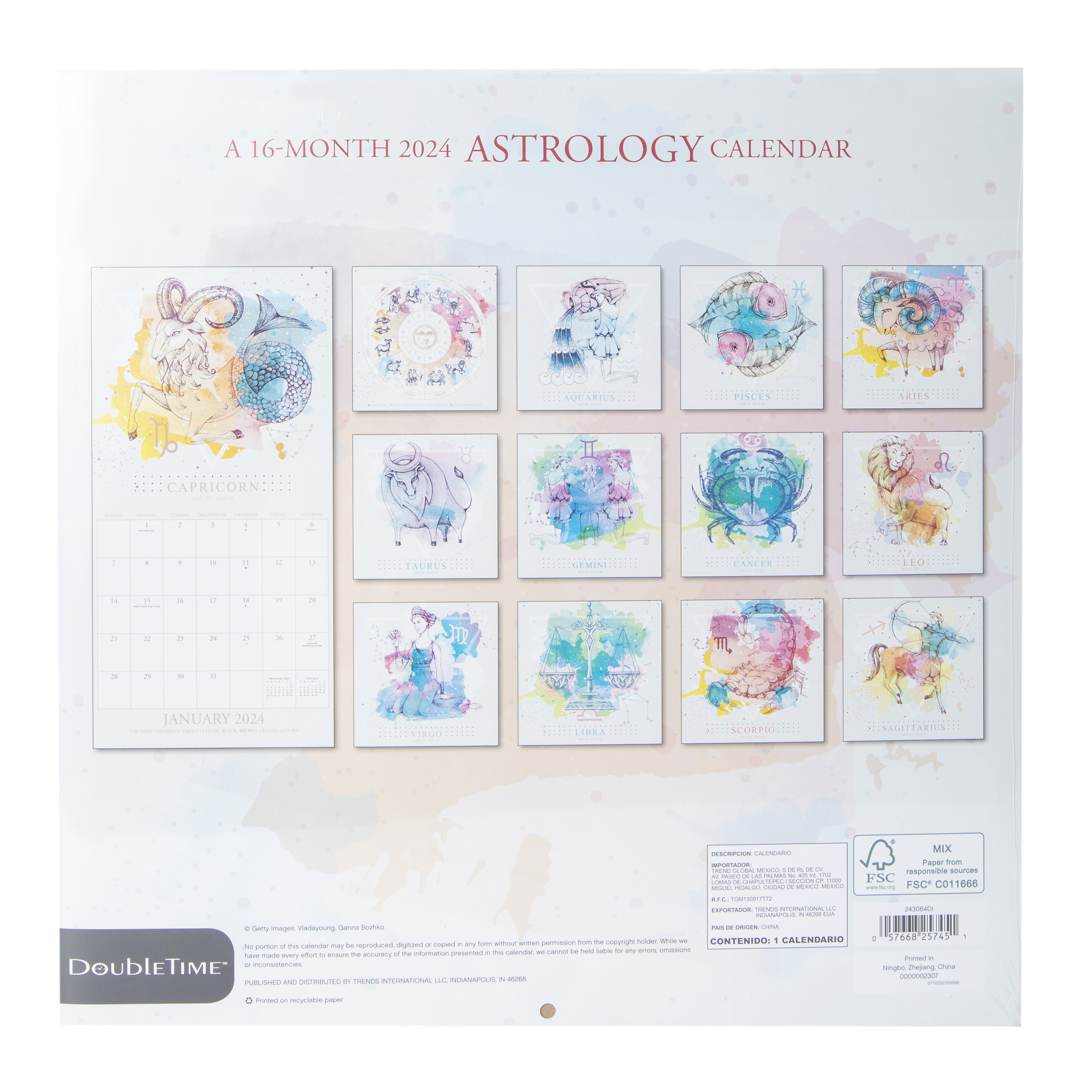 16-Month 2024 Wall Calendar | Five Below