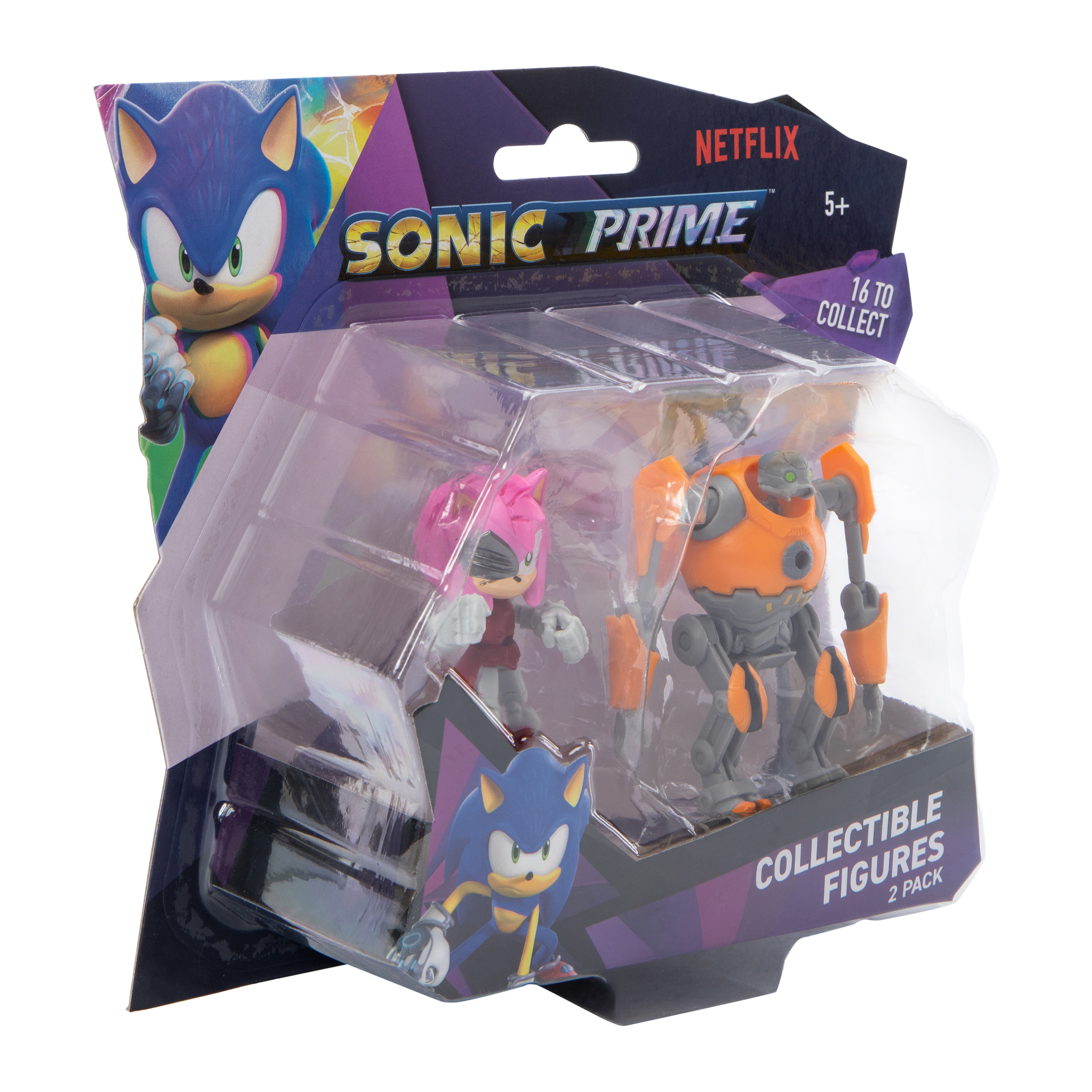 Sonic Prime™ Collectible Figures 2-Pack (Styles May Vary)