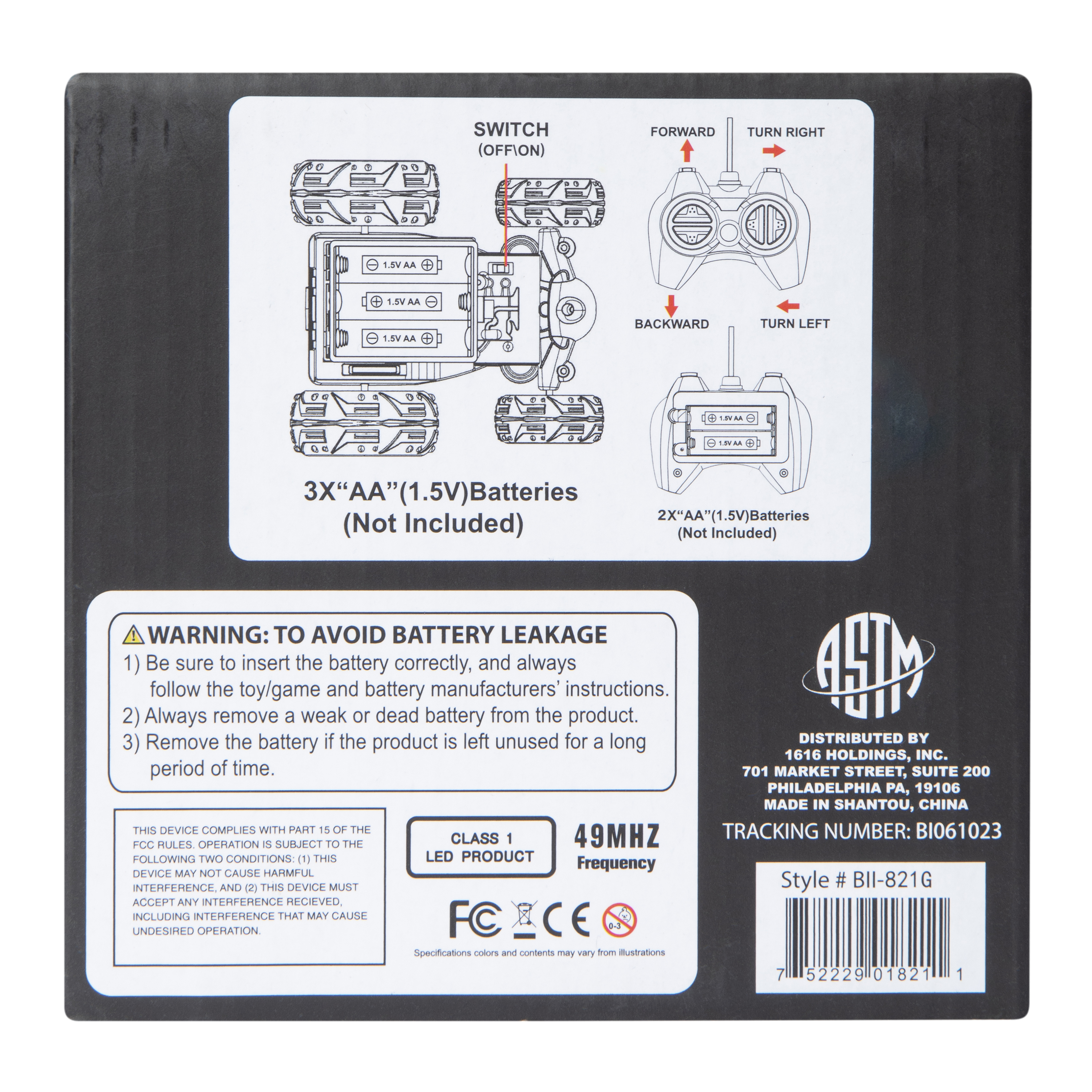 Dino Remote-Control Stunt Car